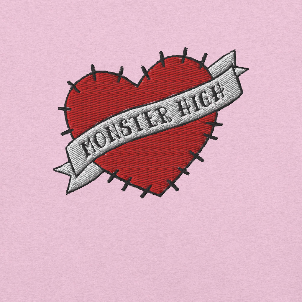Monster High Embroidered Logo Heart T-Shirt