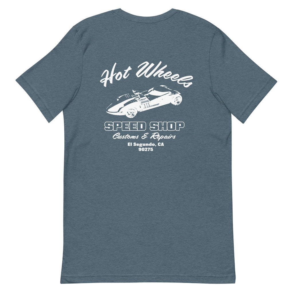 Hot Wheels Speed Shop Embroidered Blue T-Shirt