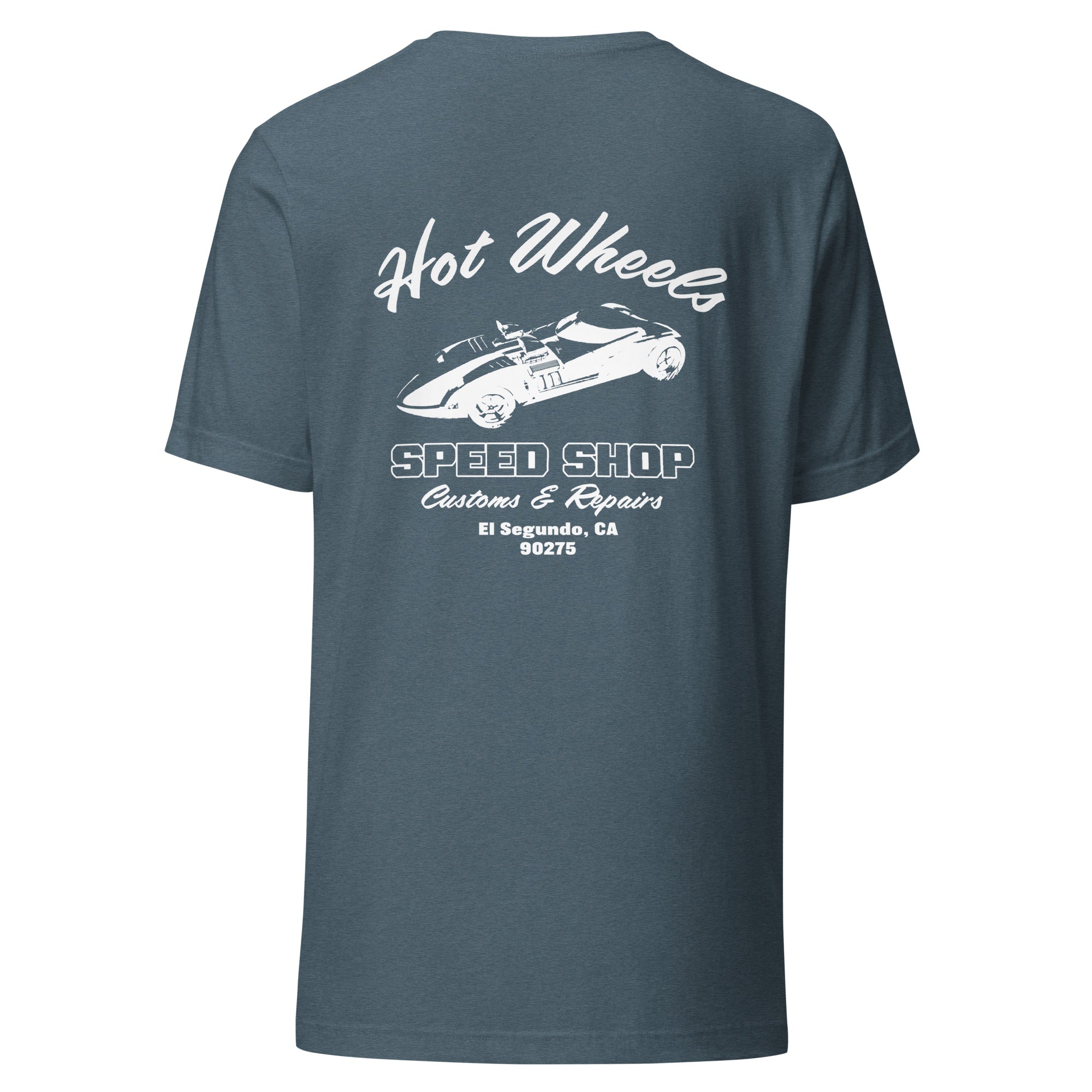 Hot Wheels Speed Shop Embroidered Blue T-Shirt
