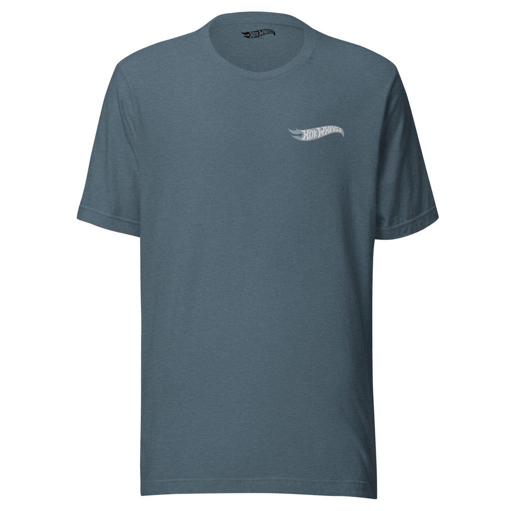 Hot Wheels Speed Shop Embroidered Blue T-Shirt