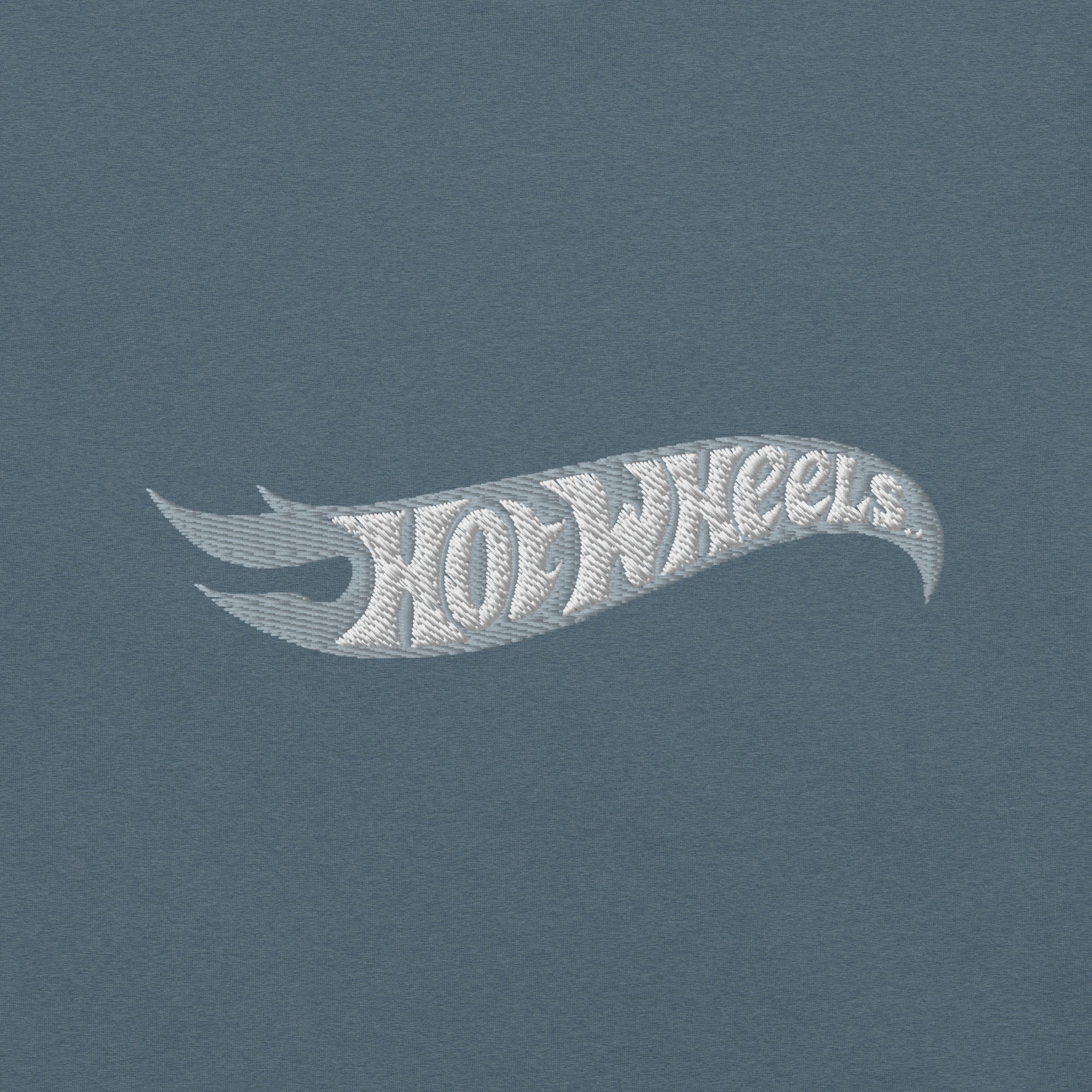 Hot Wheels Speed Shop Embroidered Blue T-Shirt