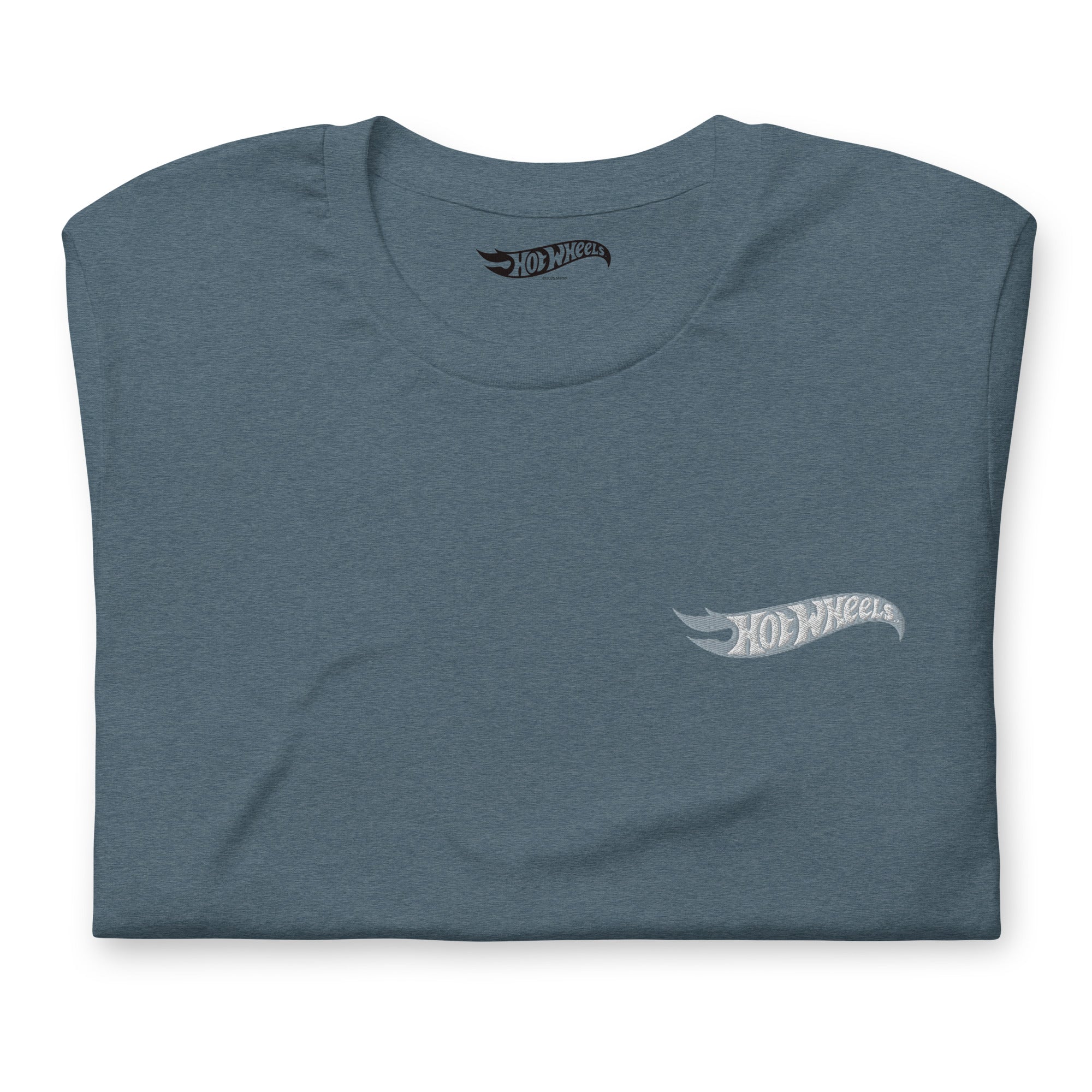 Hot Wheels Speed Shop Embroidered Blue T-Shirt