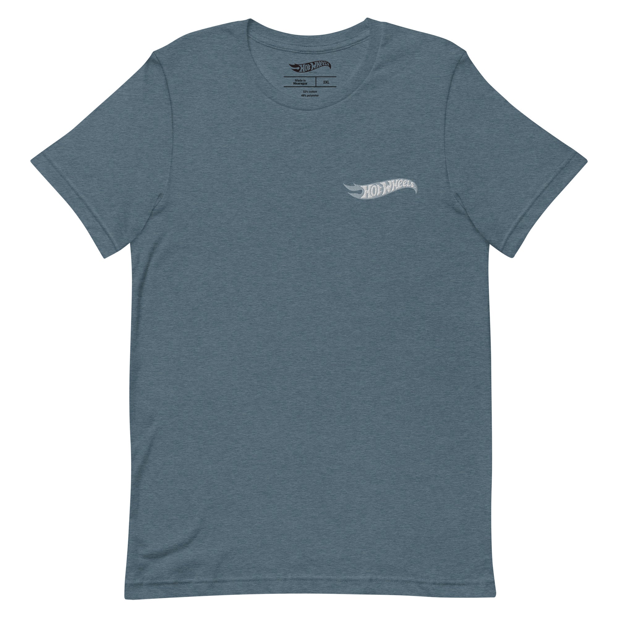Hot Wheels Speed Shop Embroidered Blue T-Shirt