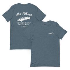 Hot Wheels Speed Shop Embroidered Blue T-Shirt