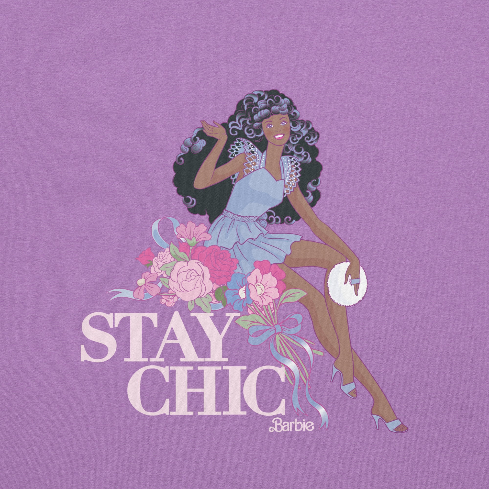 Barbie Stay Chic Purple T-shirt