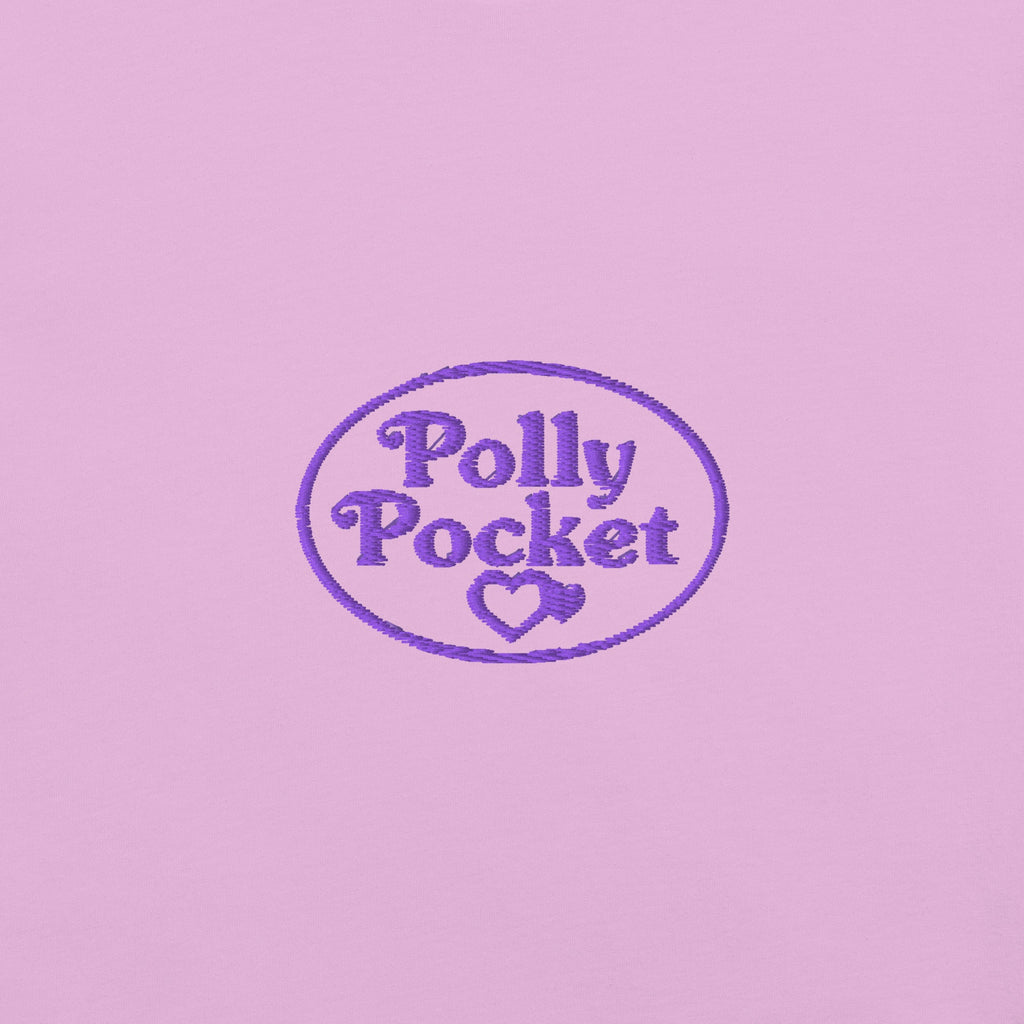 Polly Pocket Icons Embroidered Pink T-Shirt