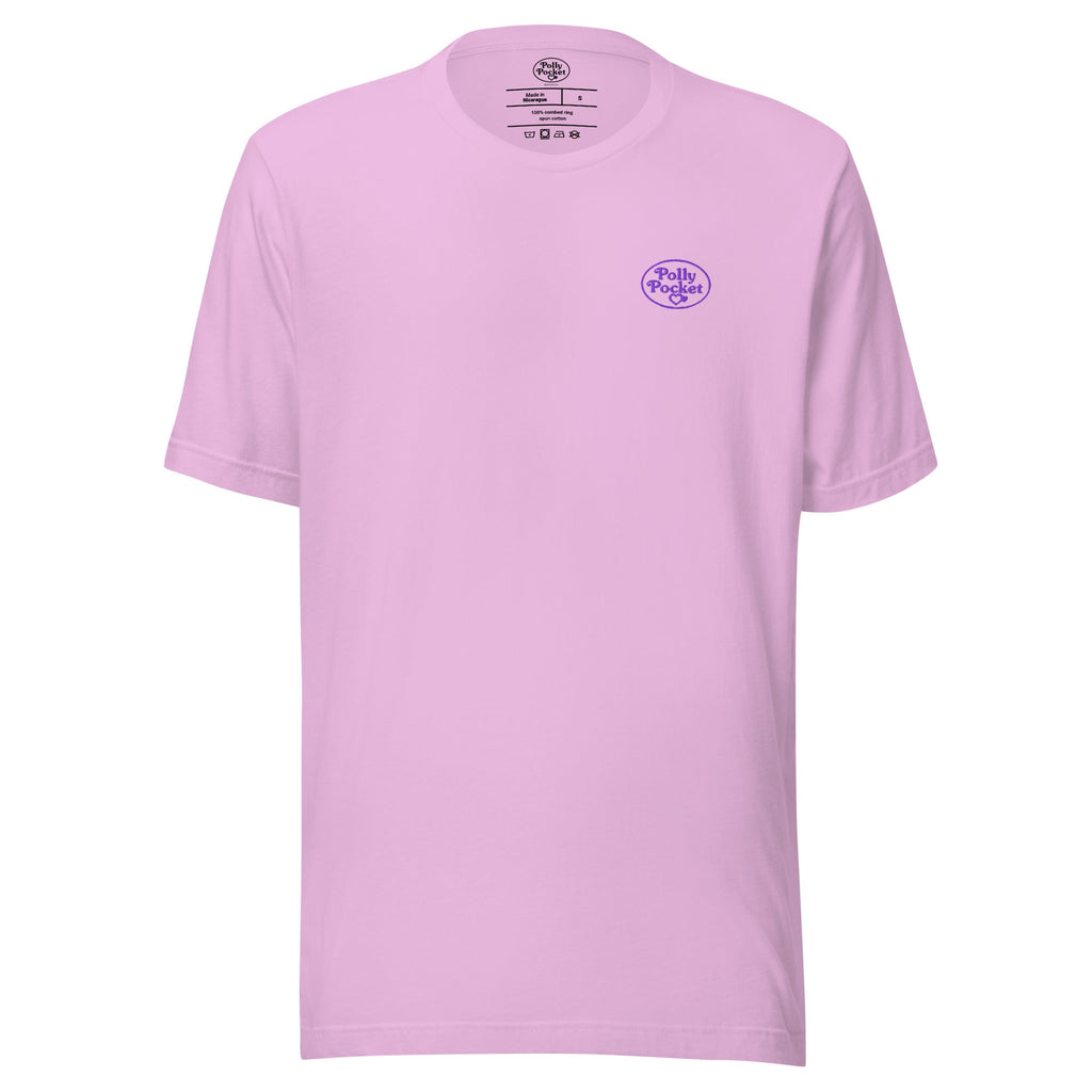Polly Pocket Icons Embroidered Pink T-Shirt