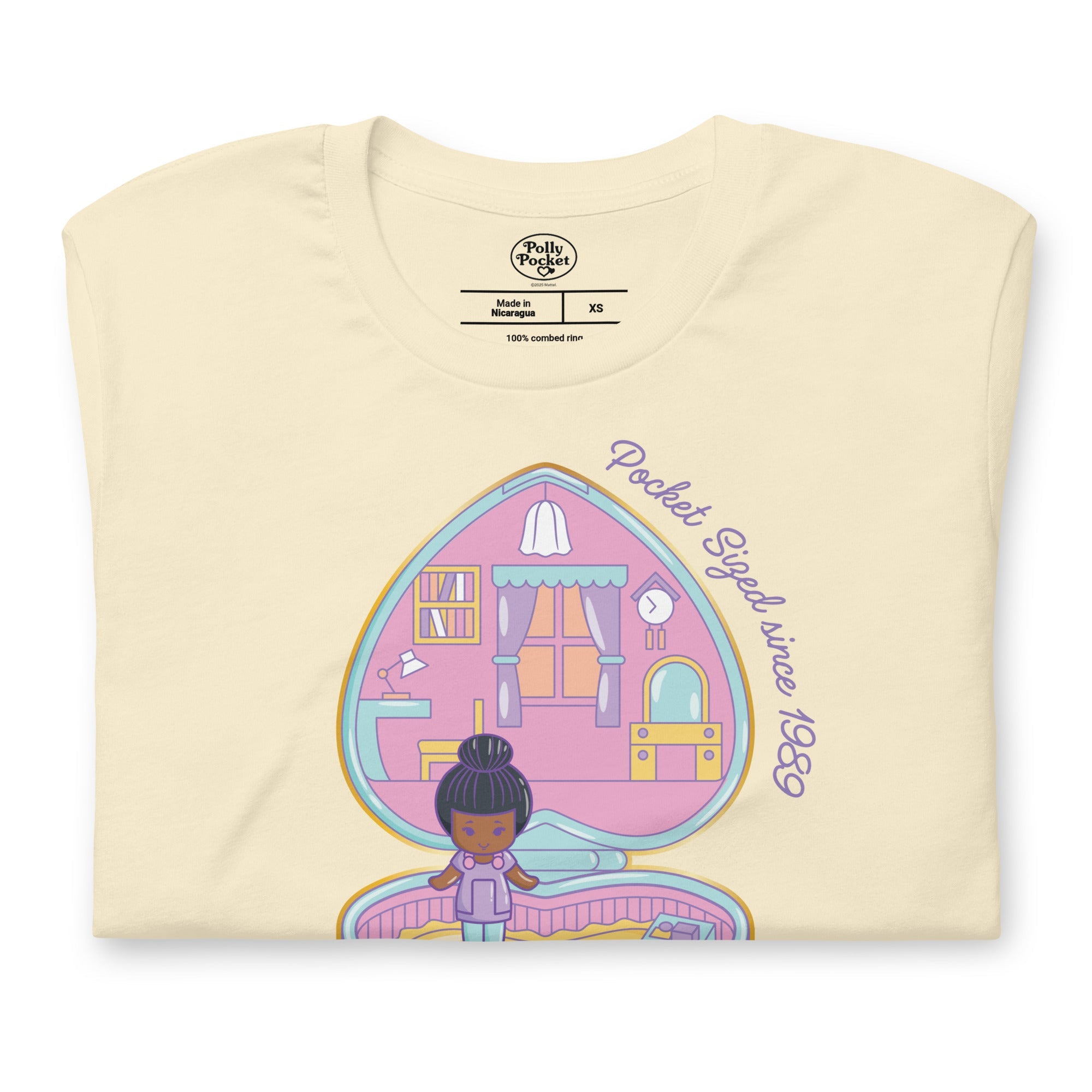 Polly Pocket Sized Since 1989 Yellow T-Shirt