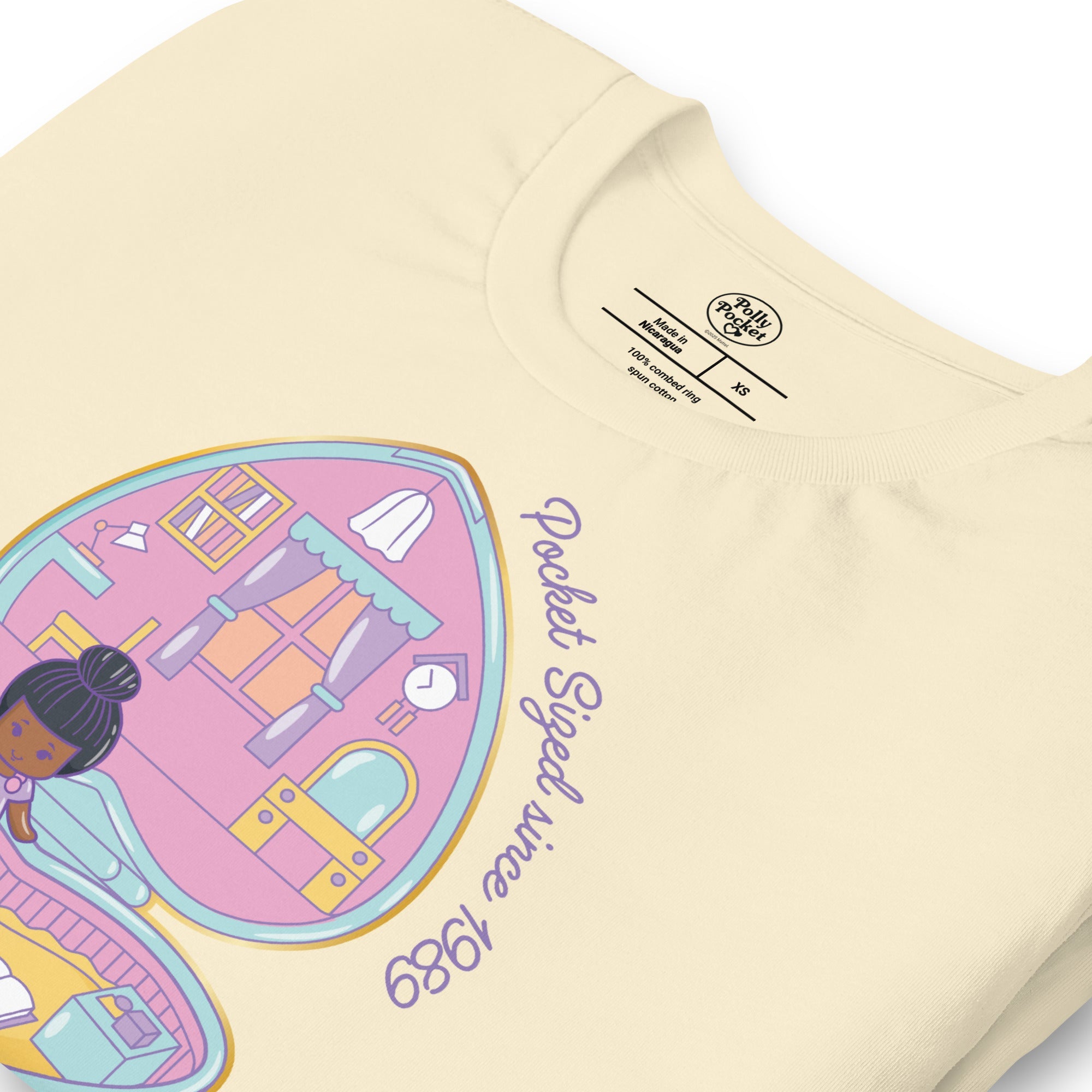 Polly Pocket Sized Since 1989 Yellow T-Shirt