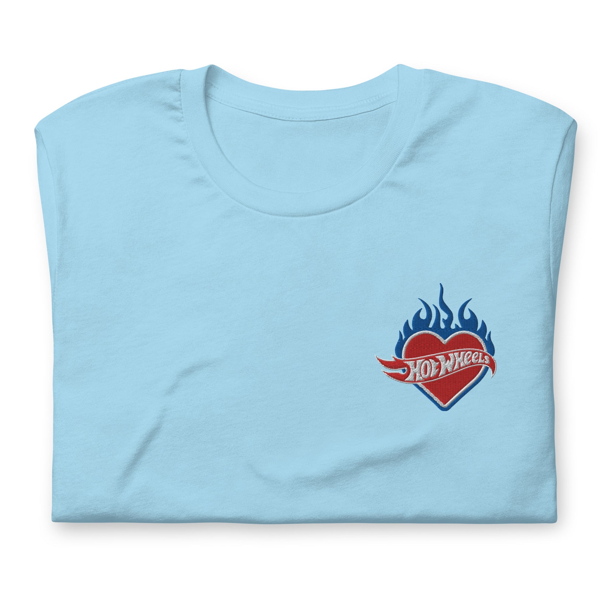 Hot Wheels Embroidered Heart T-Shirt