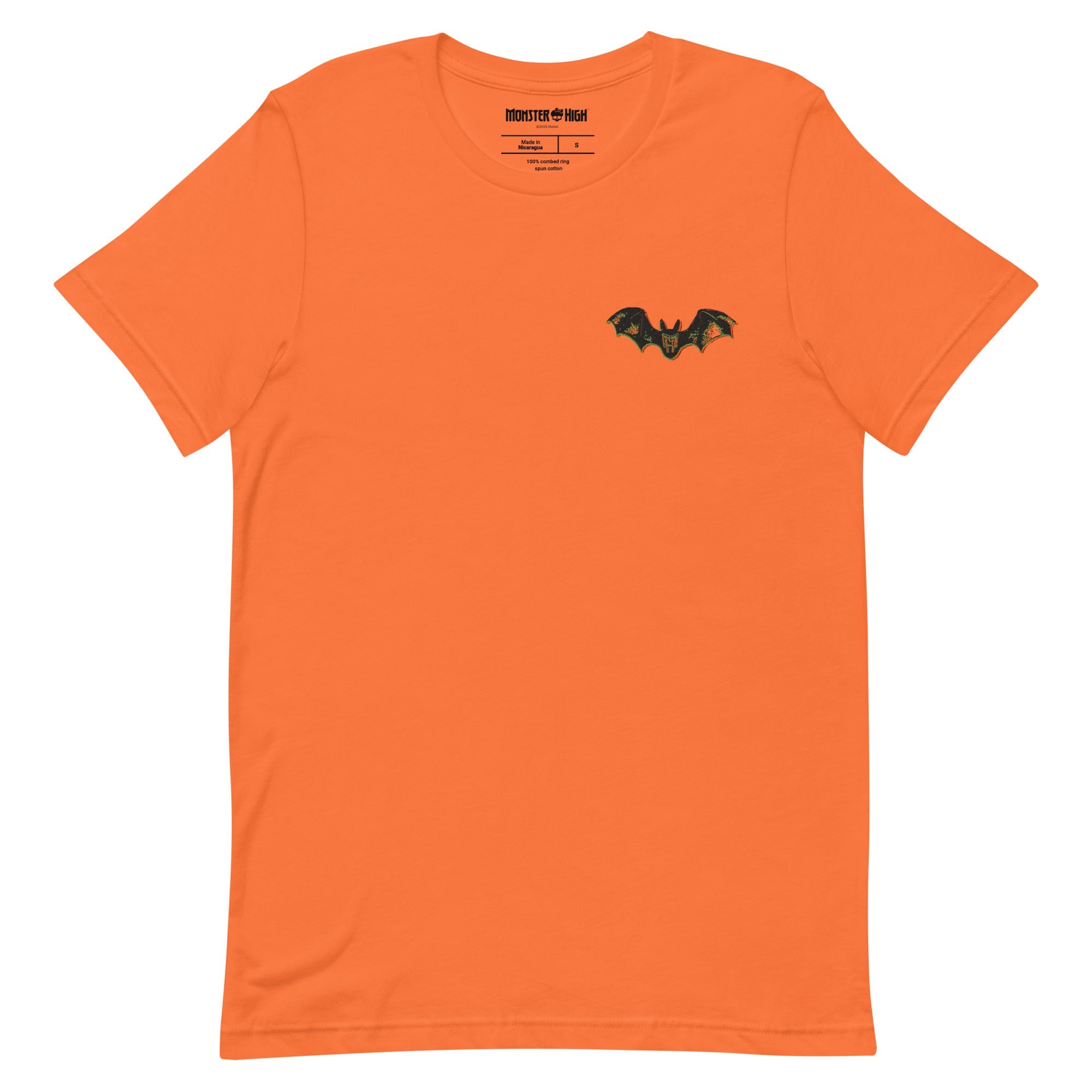 Monster High Draculaura Embroidered Orange T-Shirt