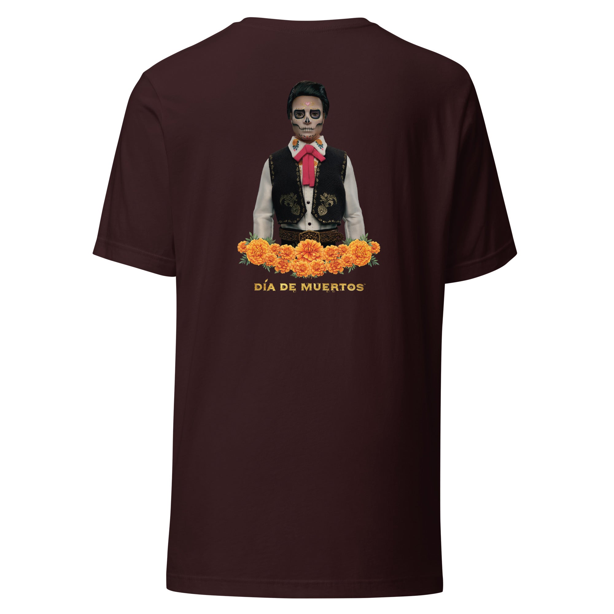 Barbie Día de Muertos Ken Embroidered Oxblood T-Shirt