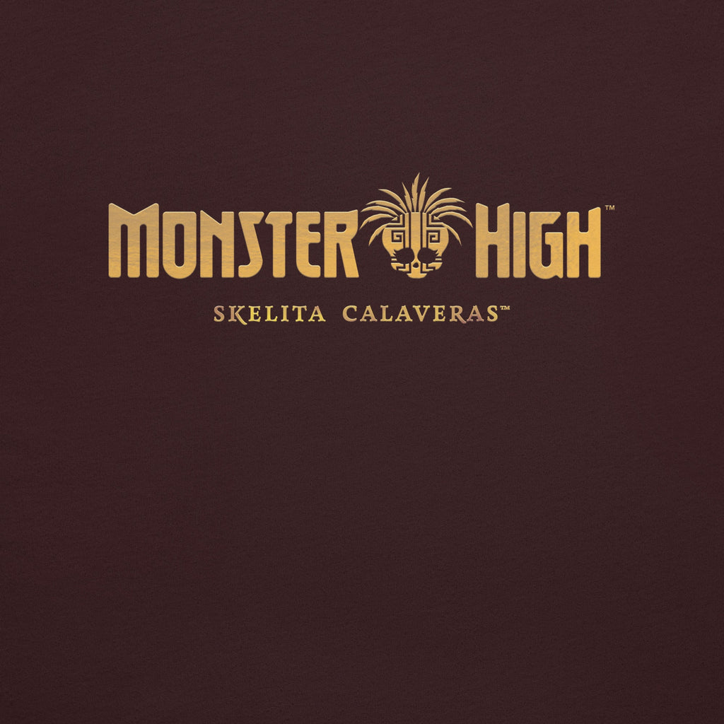 Monster High Skelita Día de Muertos Embroidered Oxblood T-Shirt