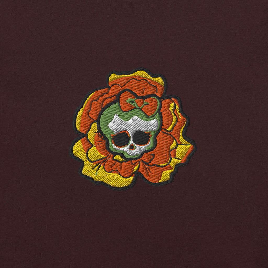 Monster High Skelita Día de Muertos Embroidered Oxblood T-Shirt
