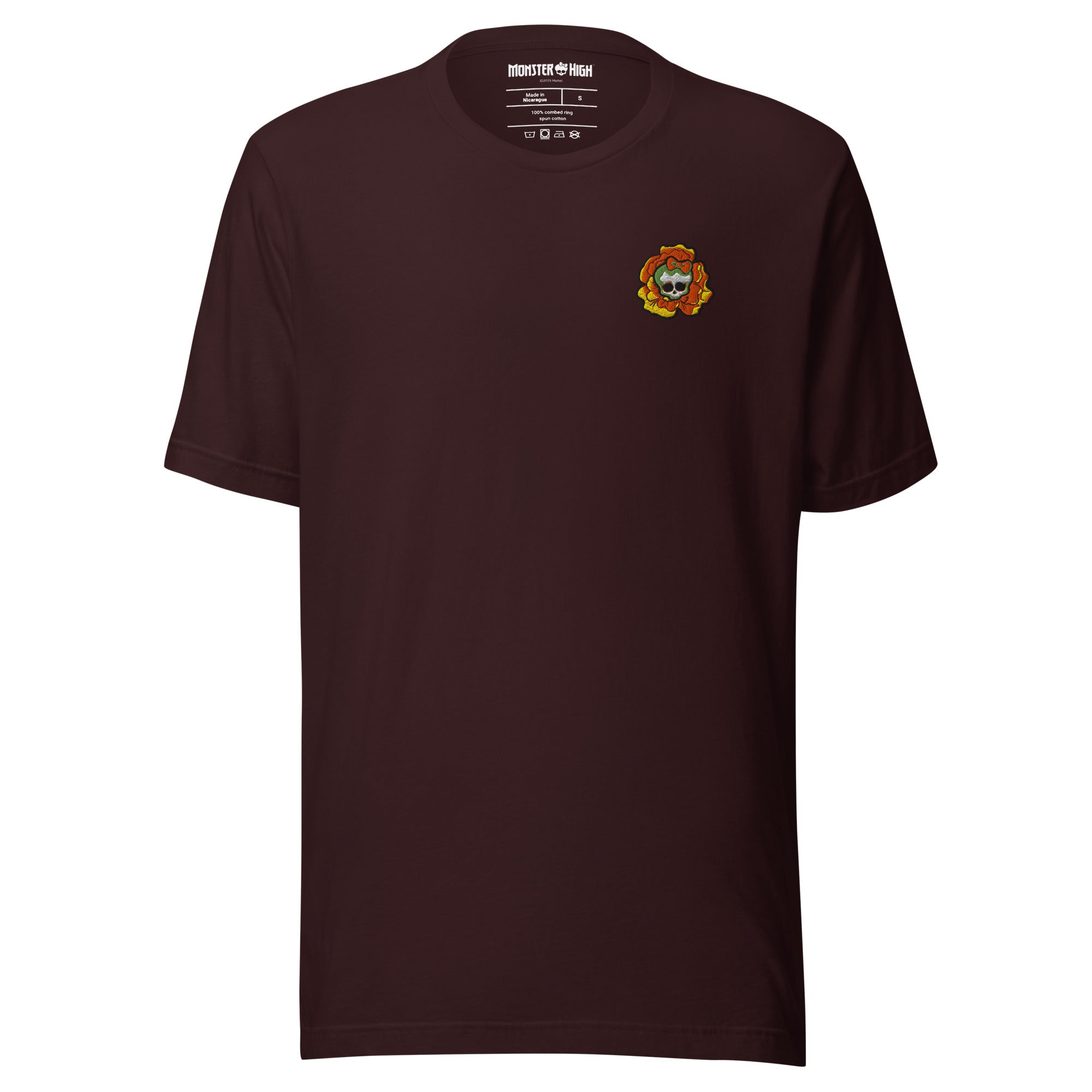 Monster High Skelita Día de Muertos Embroidered Oxblood T-Shirt