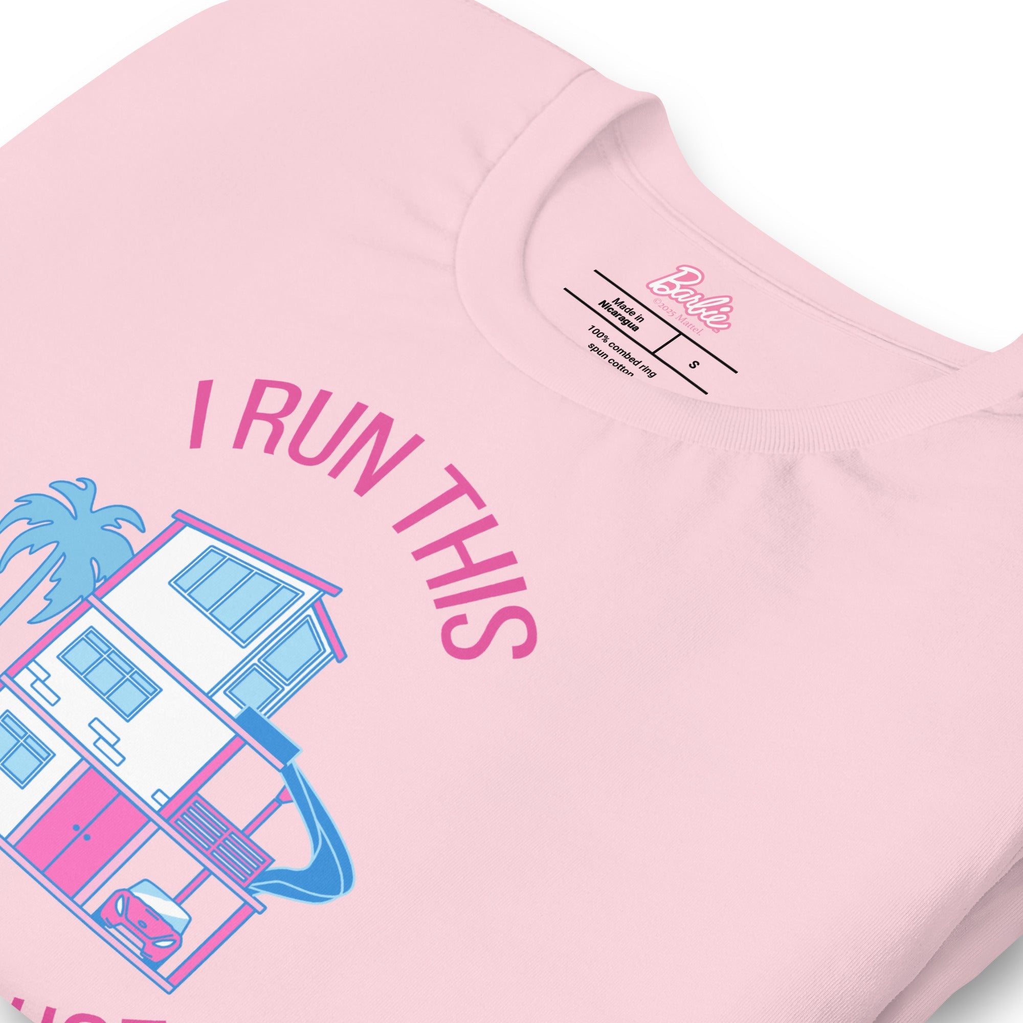 Barbie I Run This Dreamhouse Pink T-Shirt