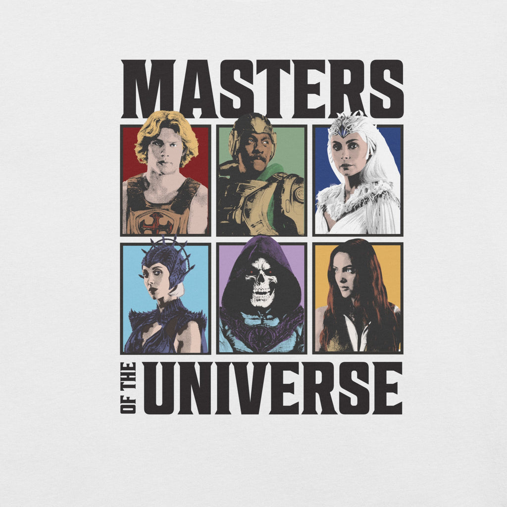 Masters of the Universe Movie Characters White T-shirt