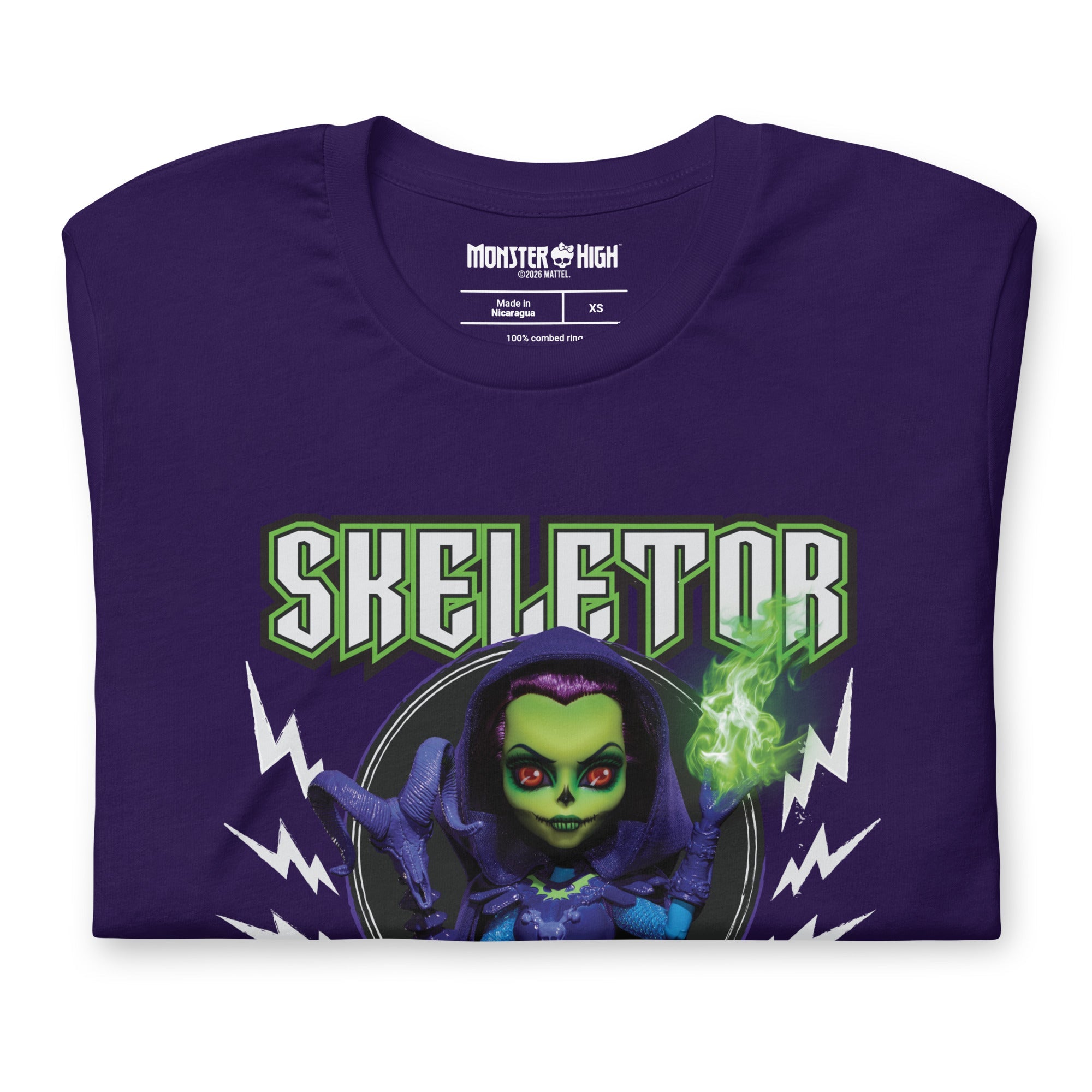 Monster High Masters of the Universe Skeletor Purple T-shirt