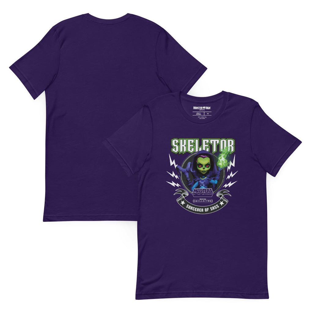 Monster High Masters of the Universe Skeletor Purple T-shirt