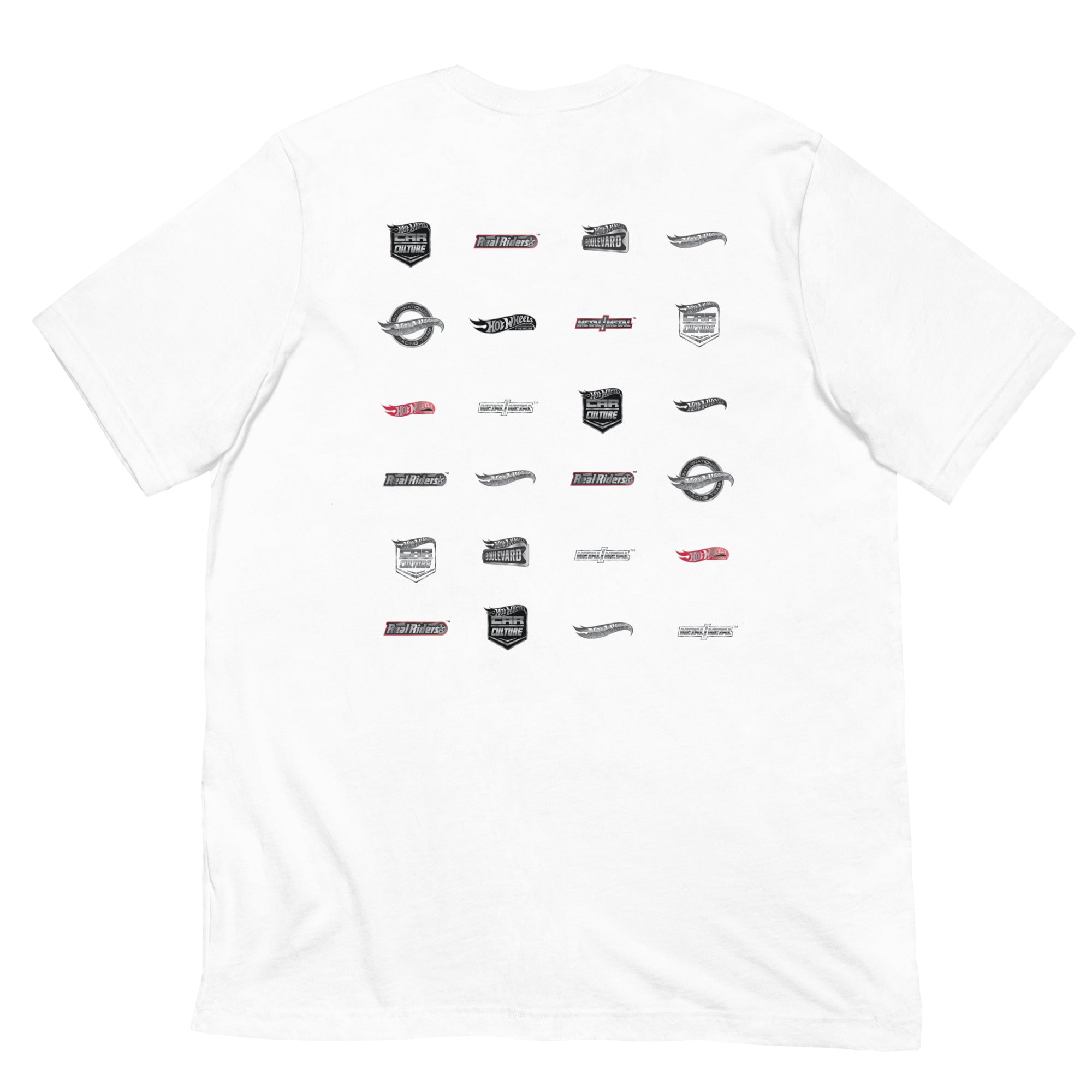 Hot Wheels Logos White T-Shirt