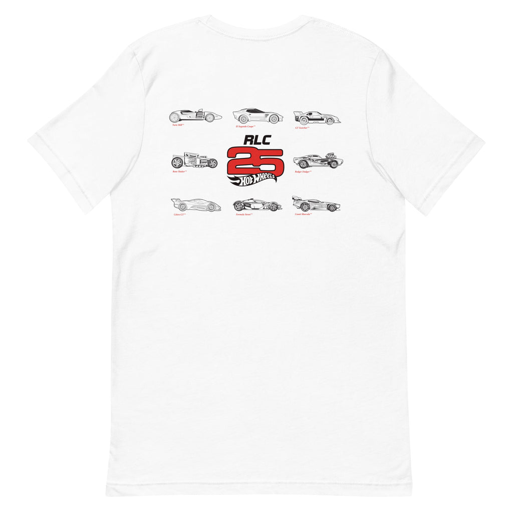 Hot Wheels 2025 RLC Membership White T-Shirt