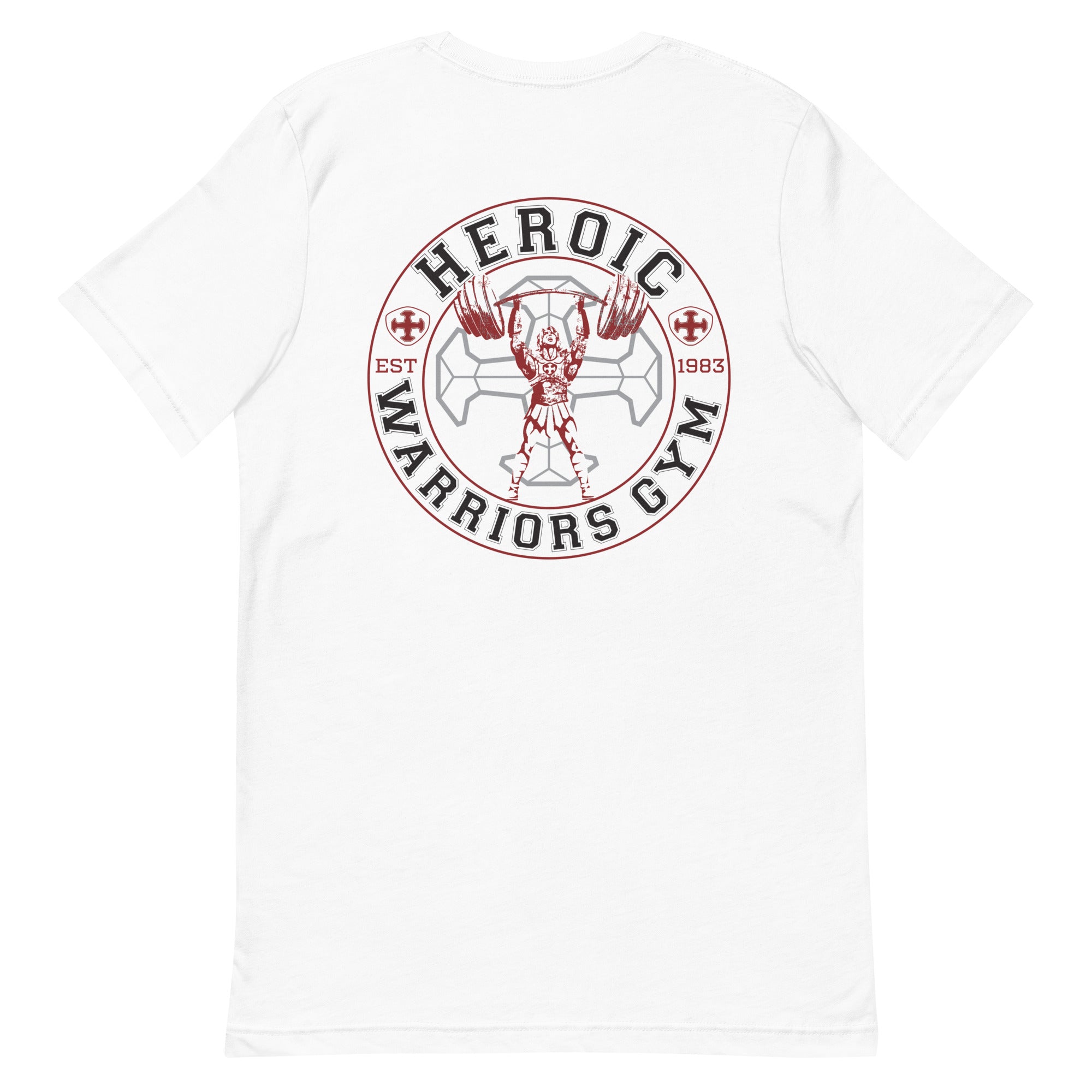Masters of the Universe Movie Heroic Warriors Gym White T-shirt
