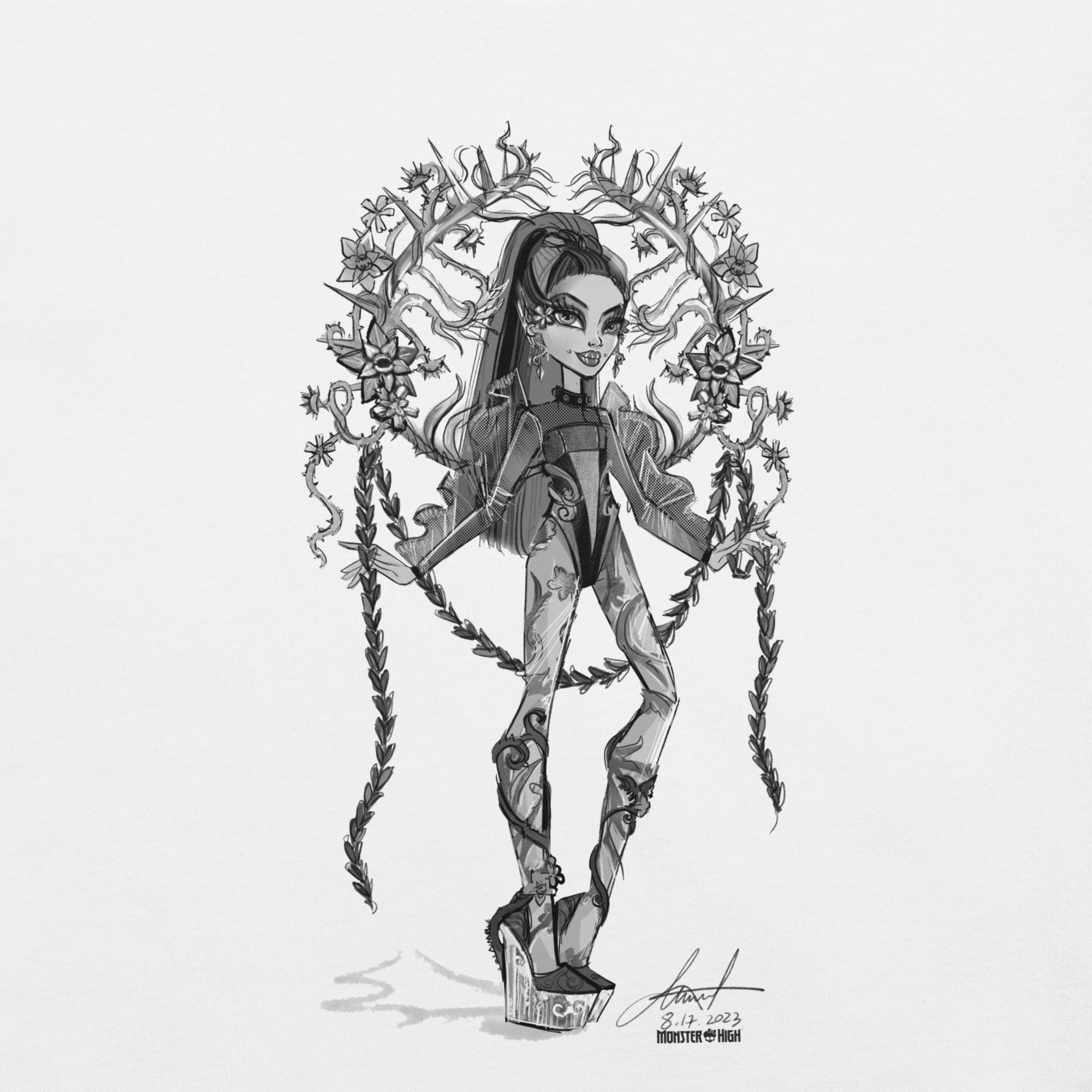 Monster High Venus McFlytrap White T-Shirt
