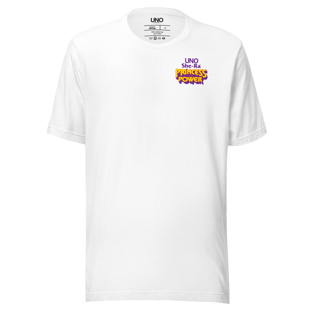 UNO Masters of the Universe She-Ra Princess Power White T-Shirt