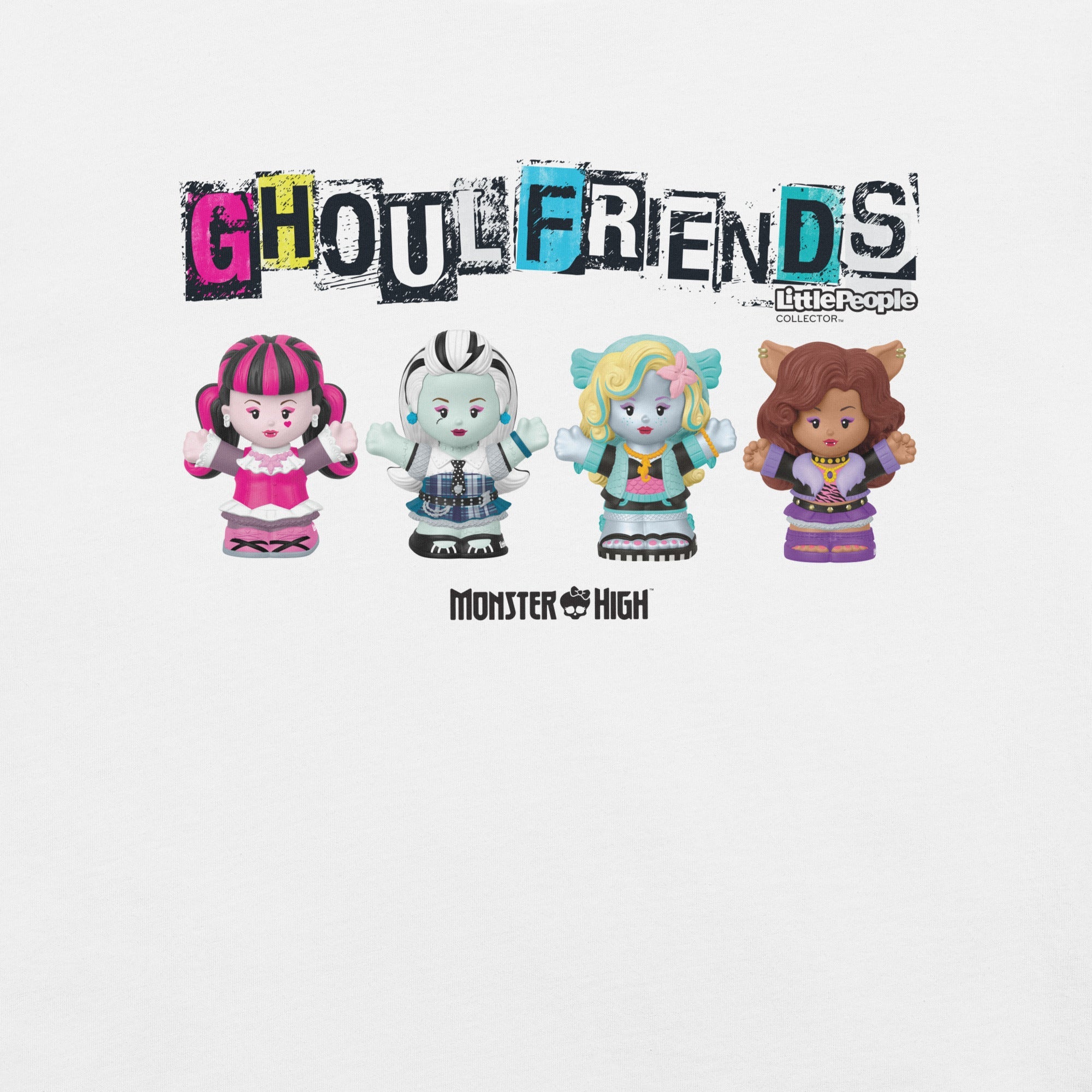 Little People Collector Monster High White T-Shirt