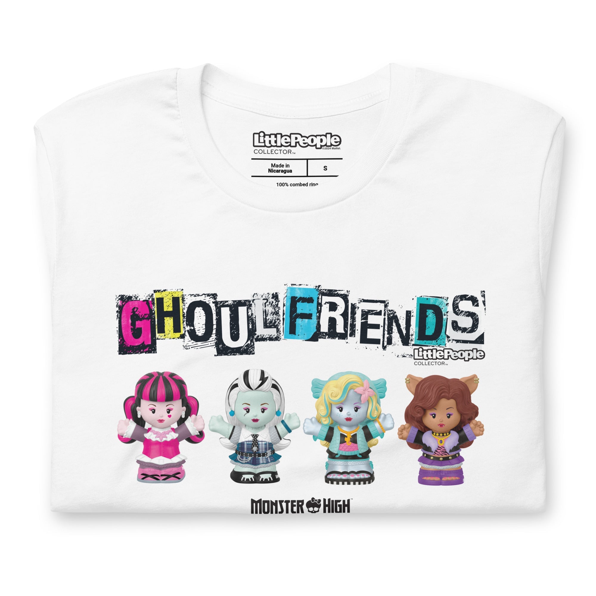 Little People Collector Monster High White T-Shirt