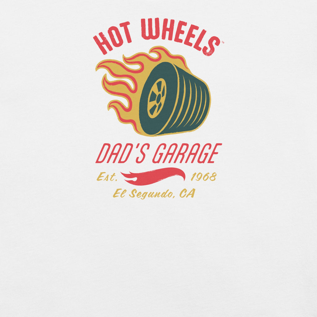 Hot Wheels Dad's Garage White T-Shirt