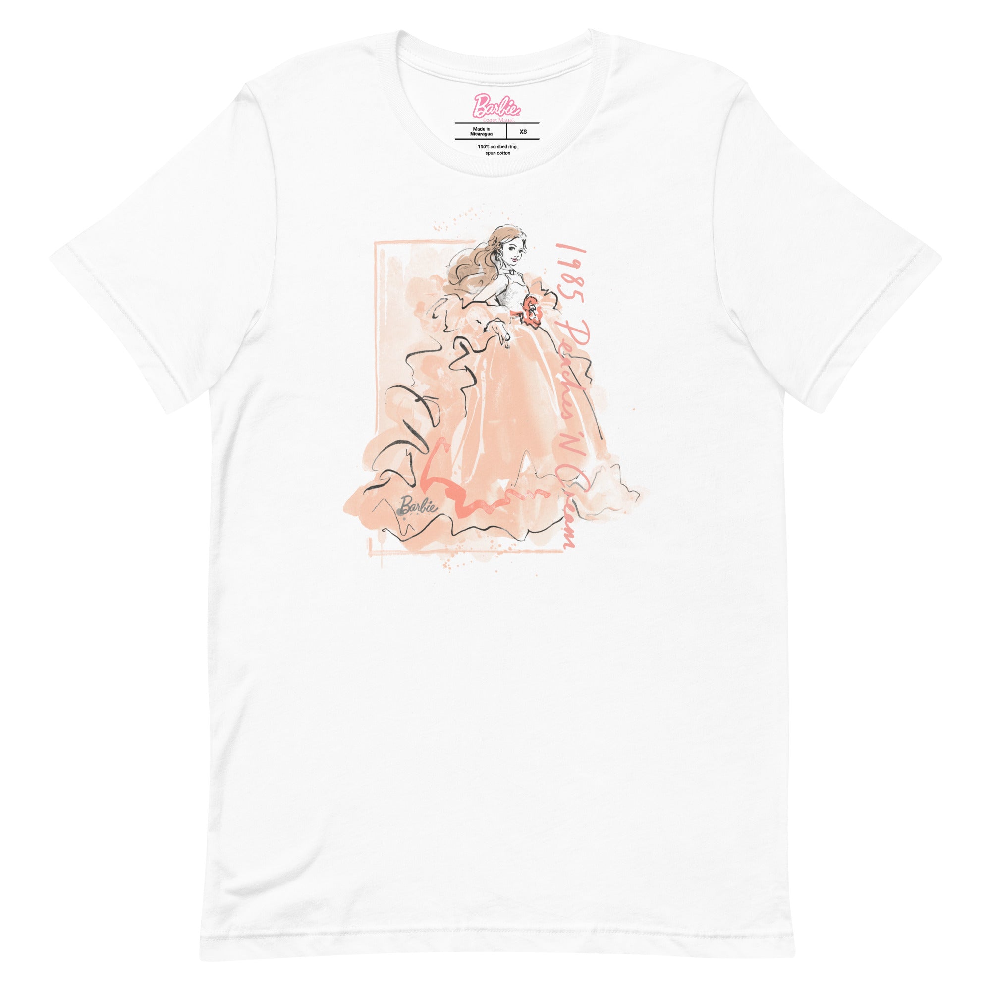 Barbie Peaches 'n Cream White T-Shirt