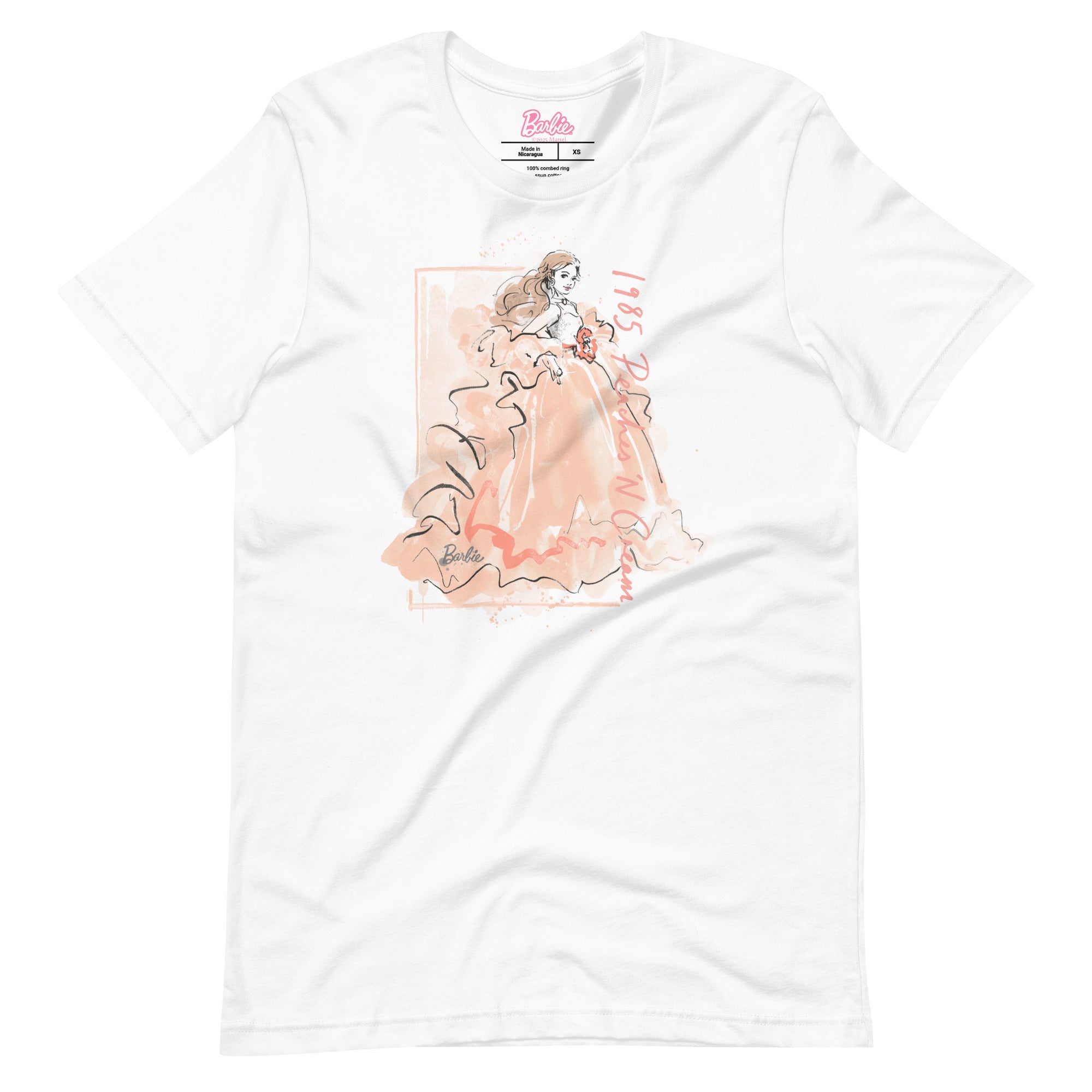 Barbie Peaches 'n Cream White T-Shirt