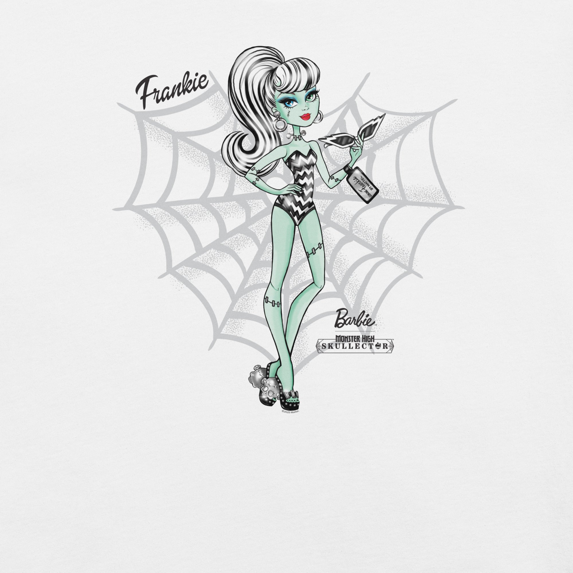 Monster High Barbie Frankie Barbie White T-shirt