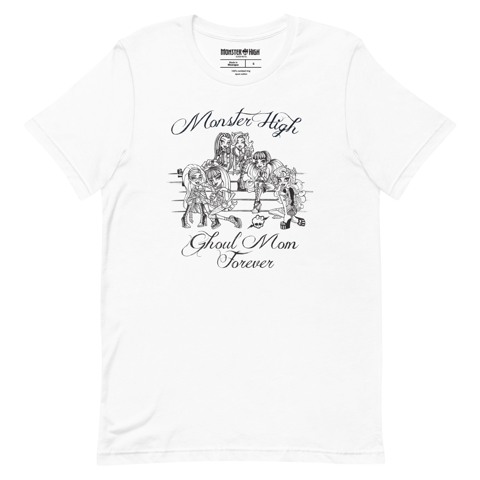 Monster High Ghoul Mom Forever White T-shirt