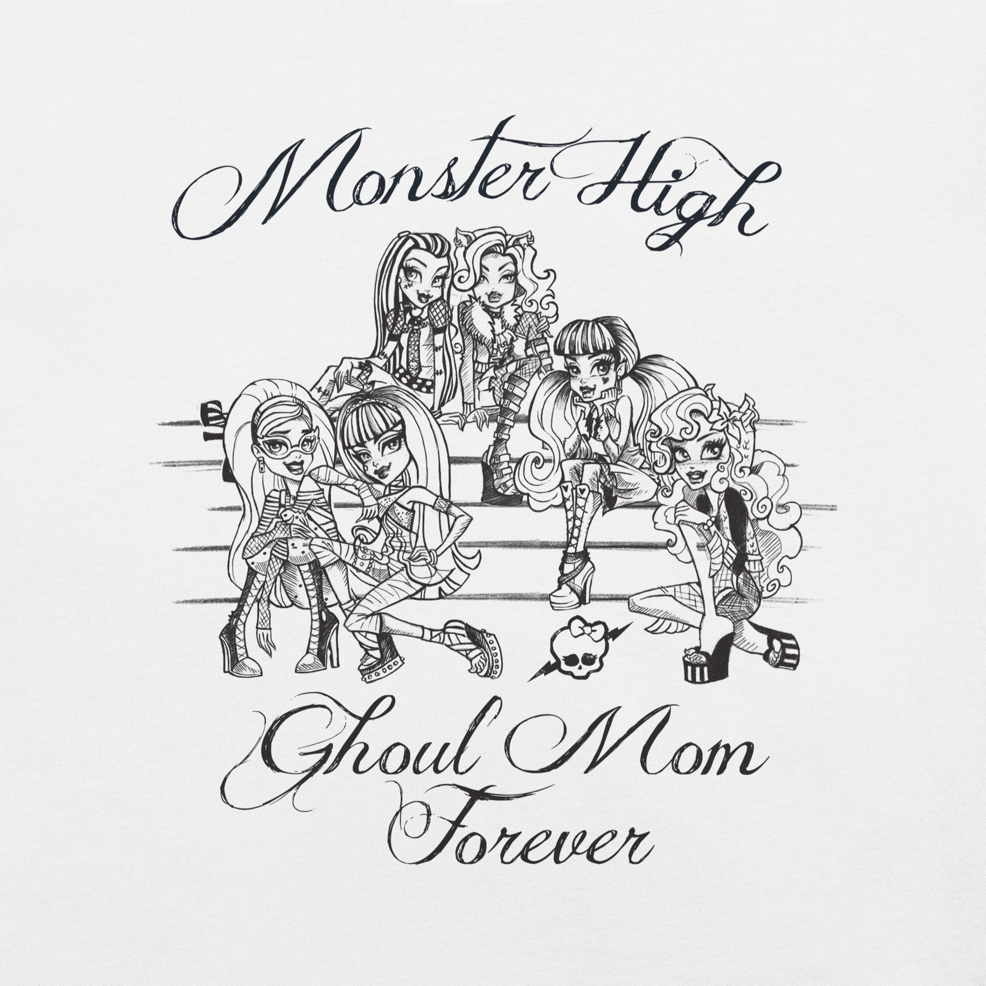 Monster High Ghoul Mom Forever White T-shirt