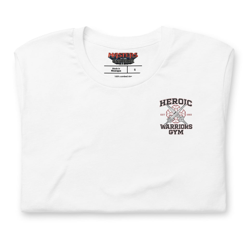 Masters of the Universe Movie Heroic Warriors Gym White T-shirt