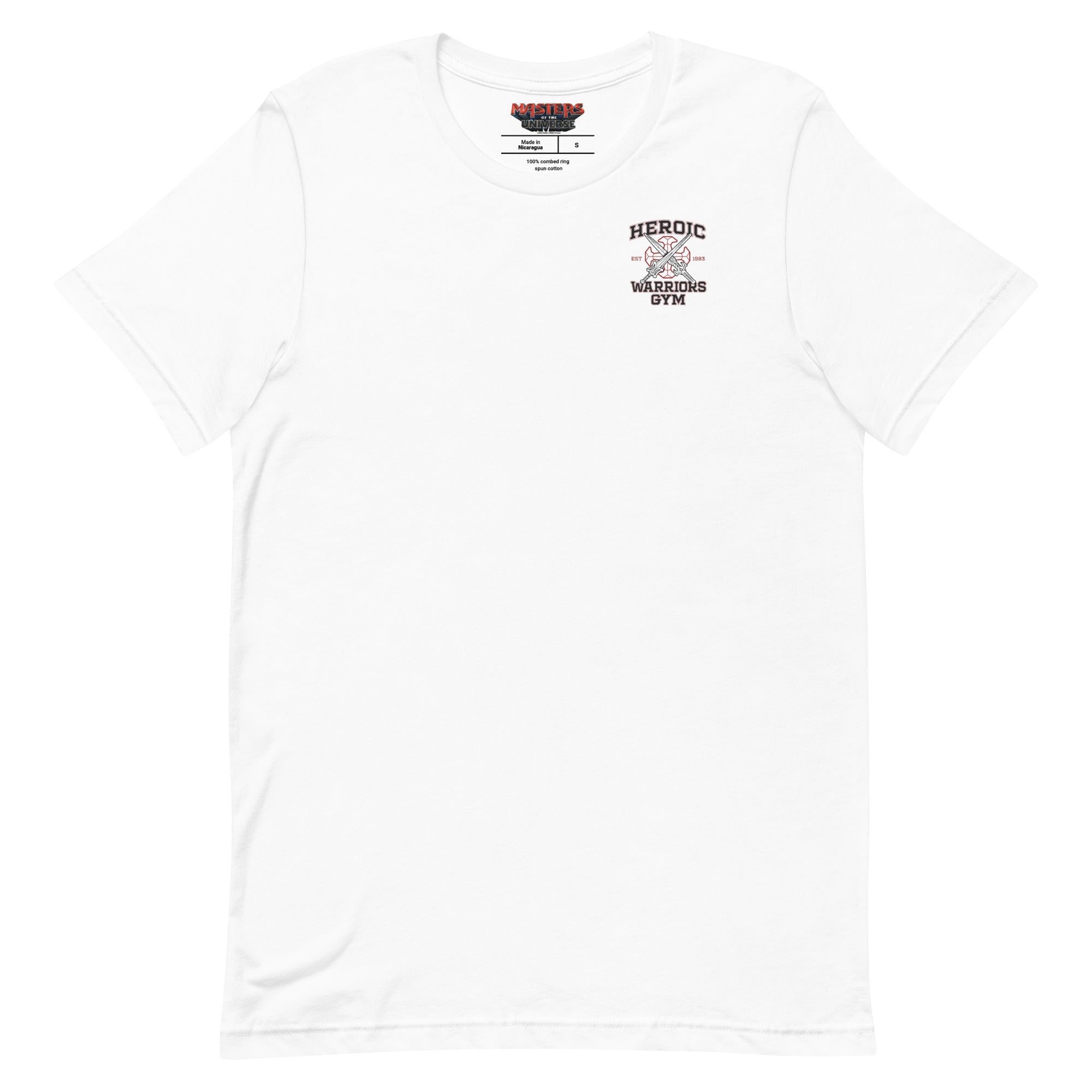 Masters of the Universe Movie Heroic Warriors Gym White T-shirt