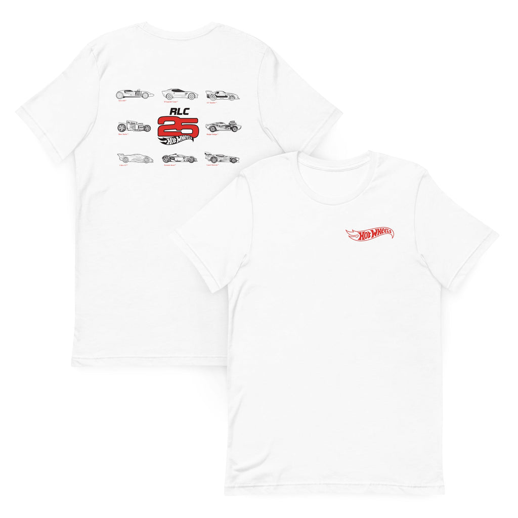 Hot Wheels 2025 RLC Membership White T-Shirt