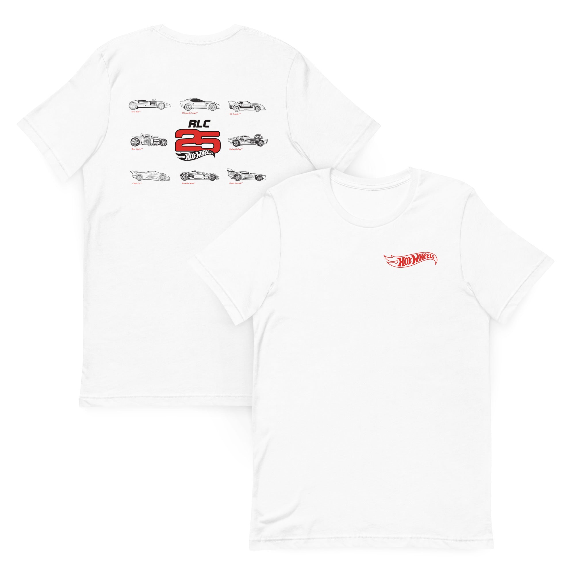 Hot Wheels 2025 RLC Membership White T-Shirt