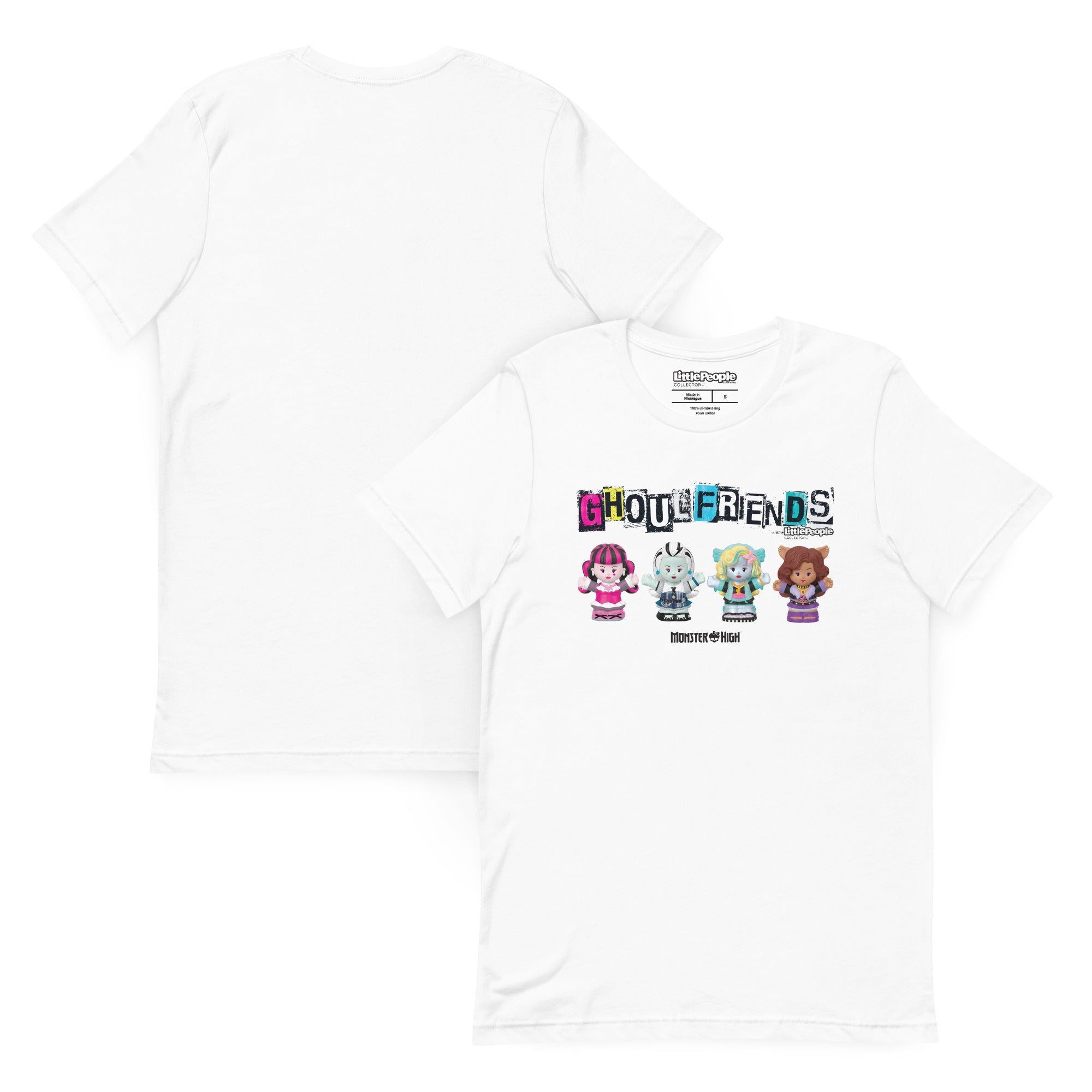 Little People Collector Monster High White T-Shirt