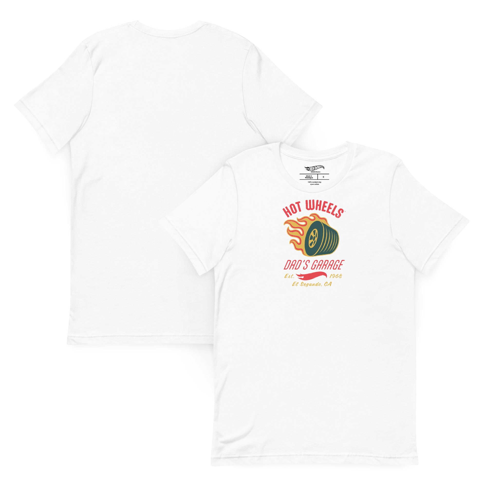 Hot Wheels Dad's Garage White T-Shirt