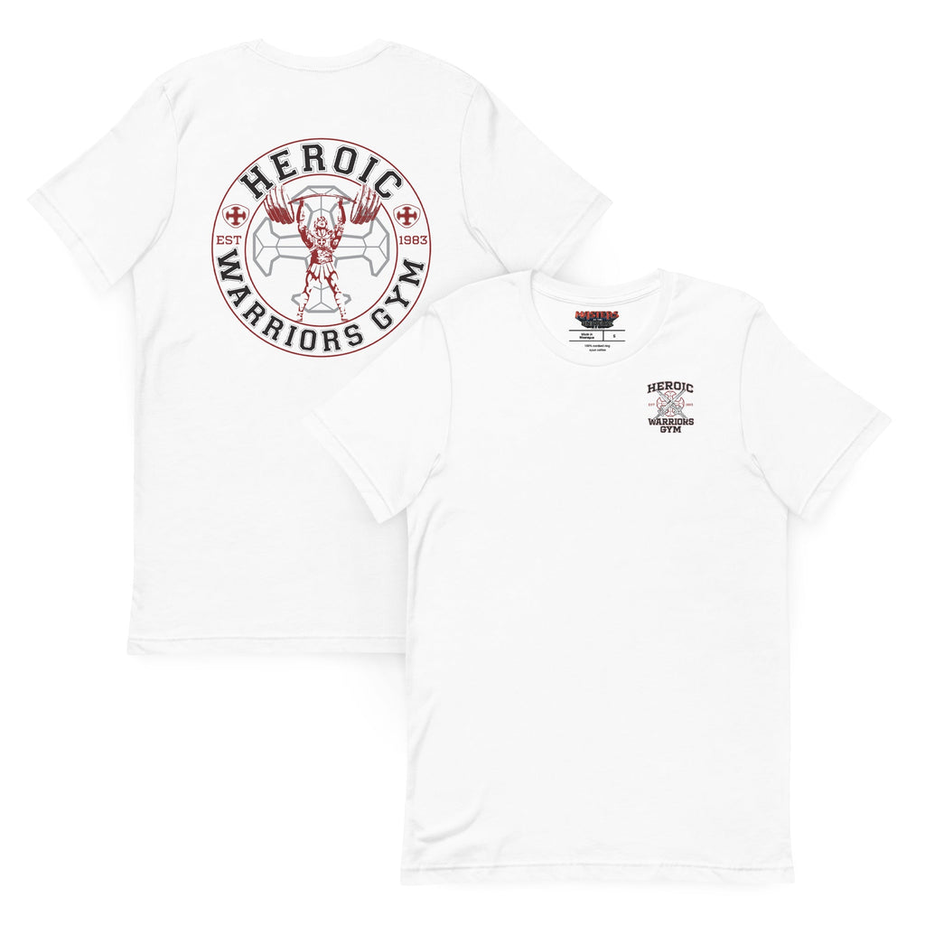 Masters of the Universe Movie Heroic Warriors Gym White T-shirt
