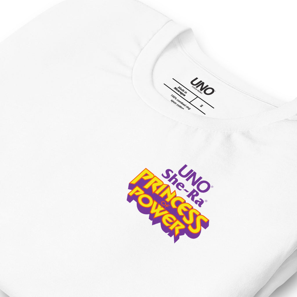 UNO Masters of the Universe She-Ra Princess Power White T-Shirt