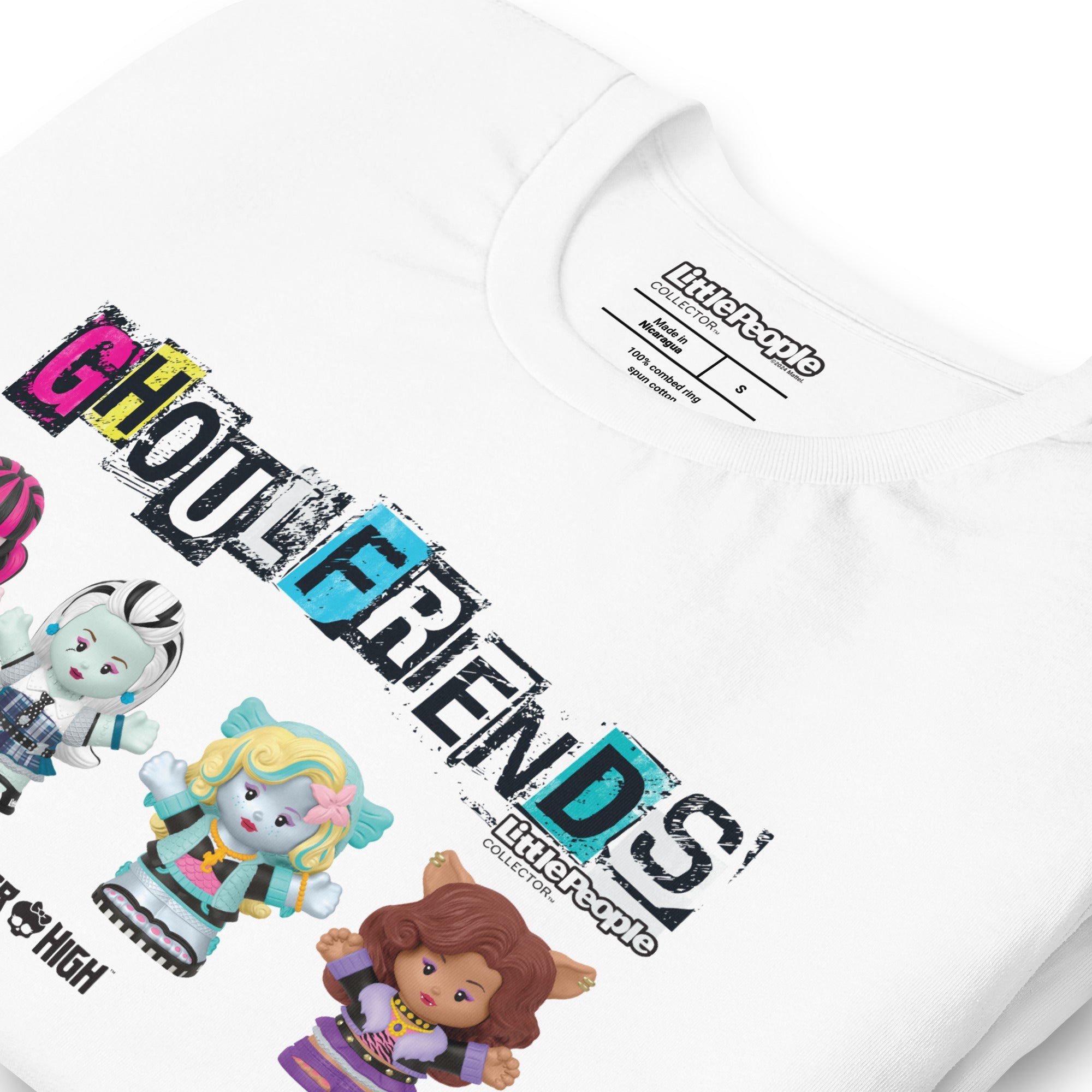 Little People Collector Monster High White T-Shirt