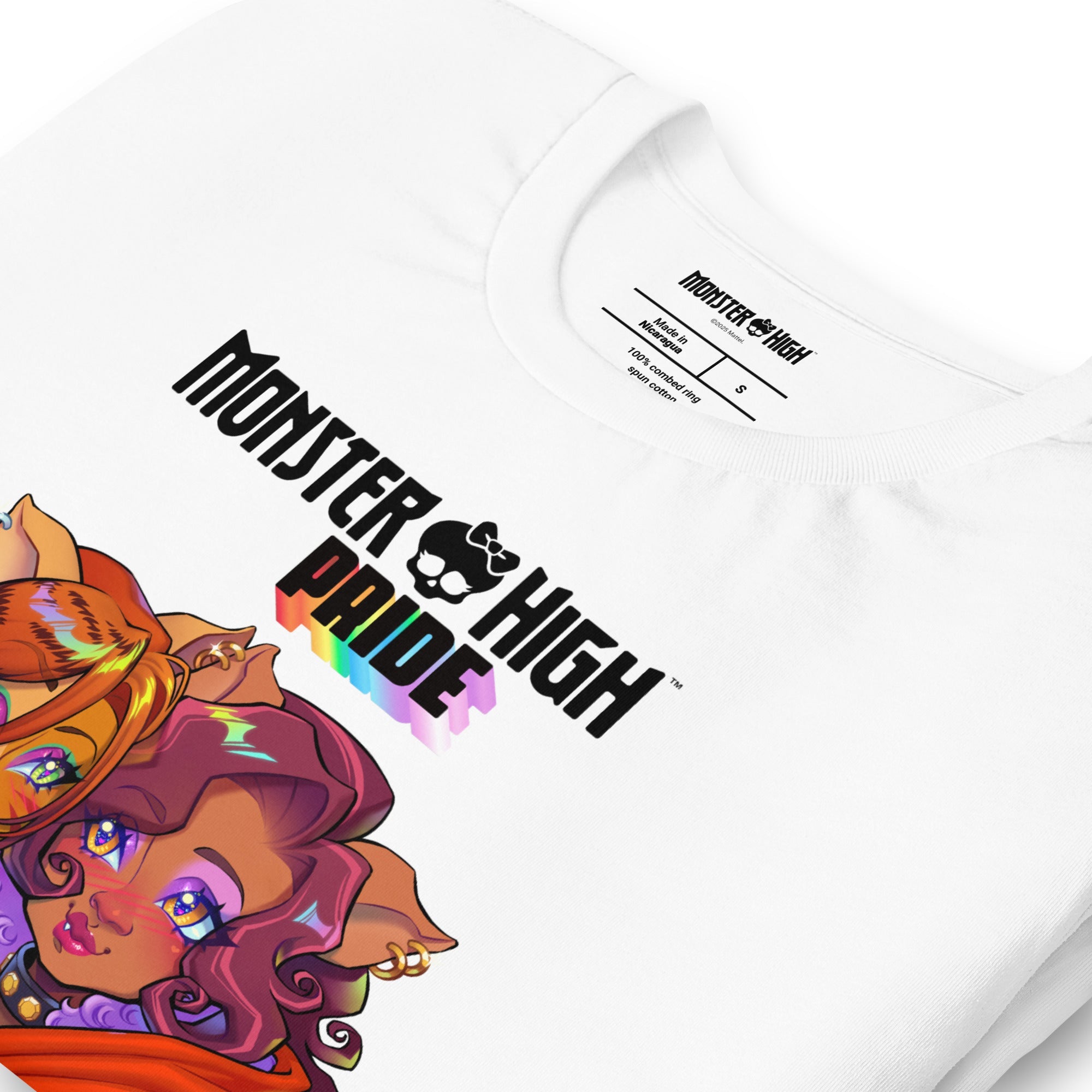 Monster High Pride Toralei & Clawdeen White T-Shirt