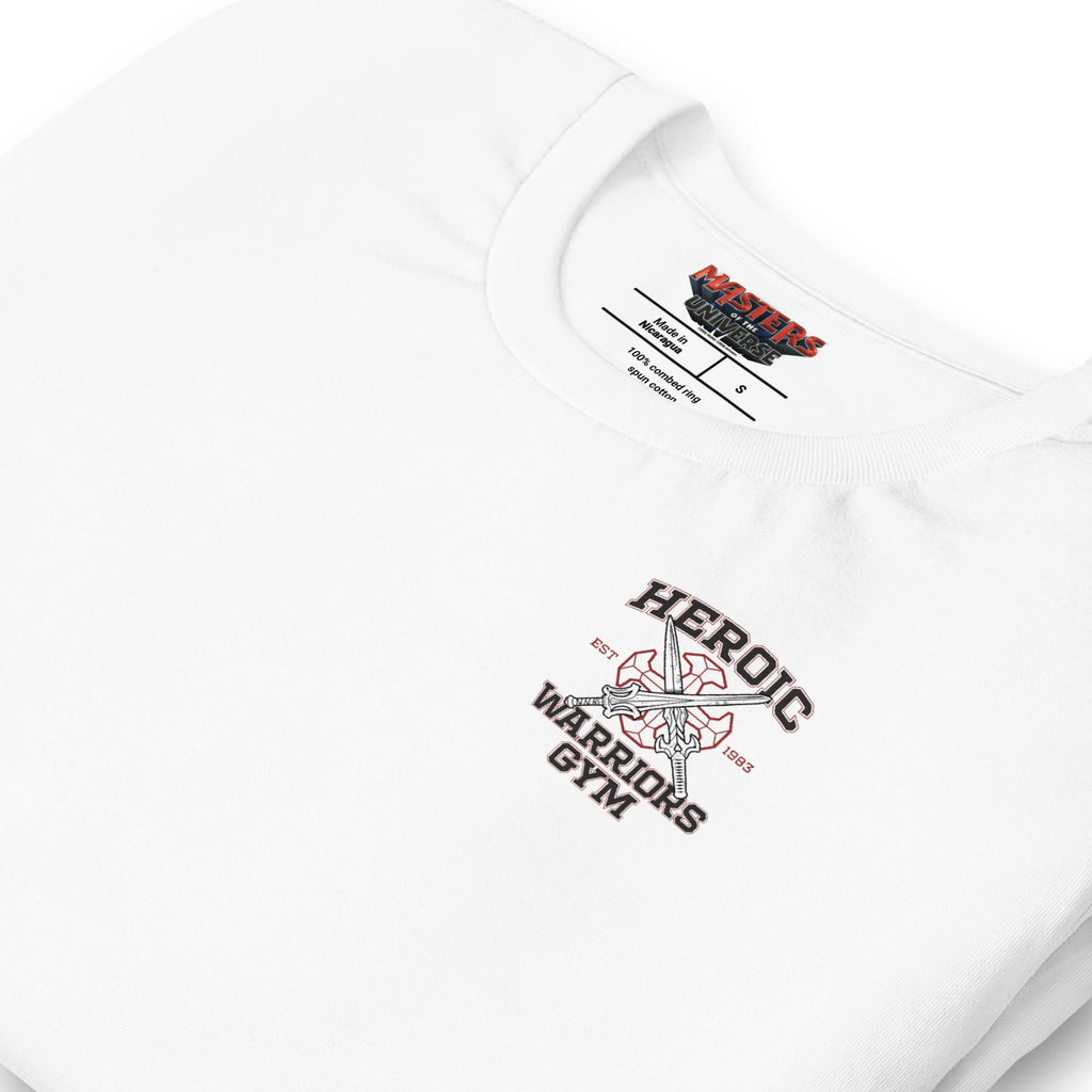 Masters of the Universe Movie Heroic Warriors Gym White T-shirt