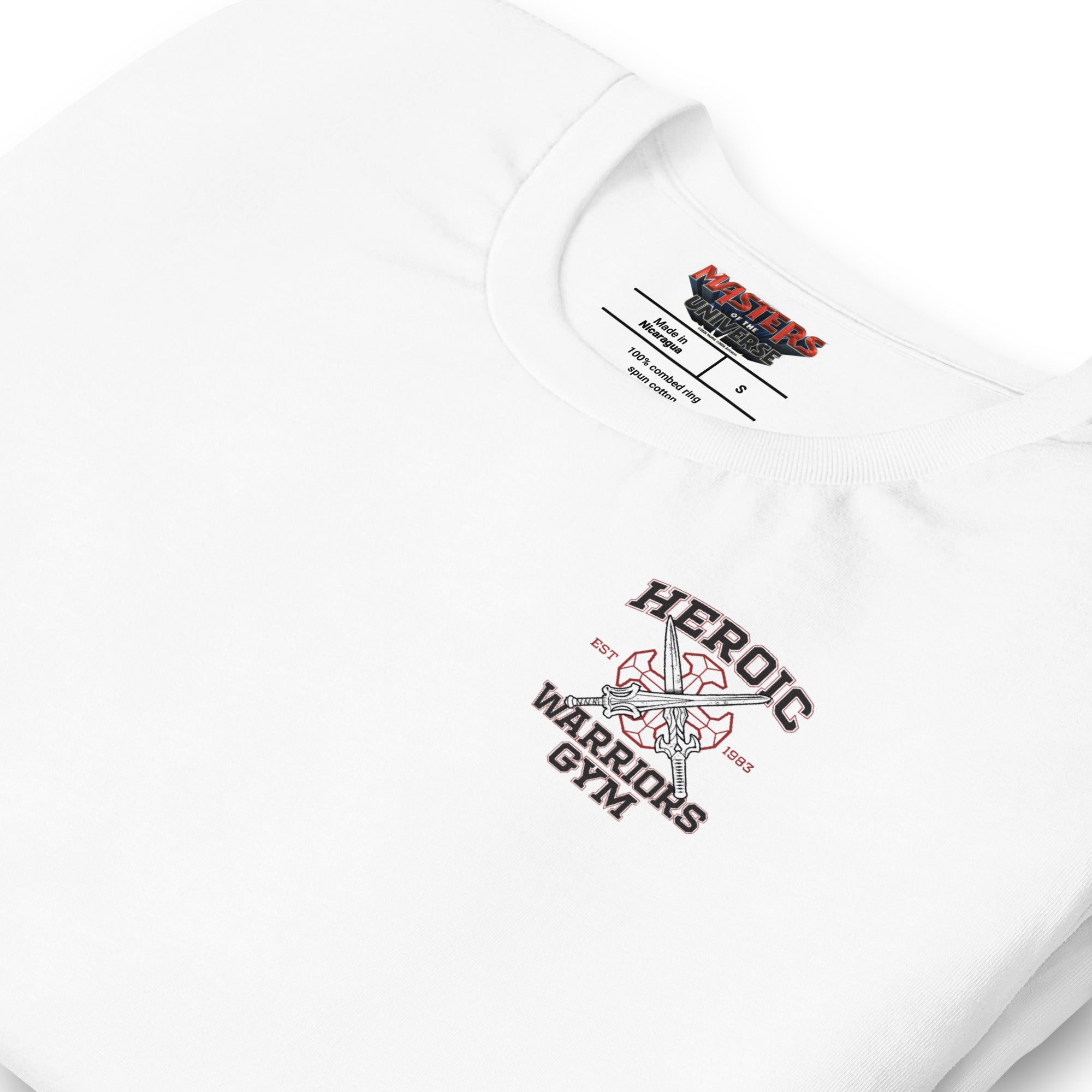 Masters of the Universe Movie Heroic Warriors Gym White T-shirt