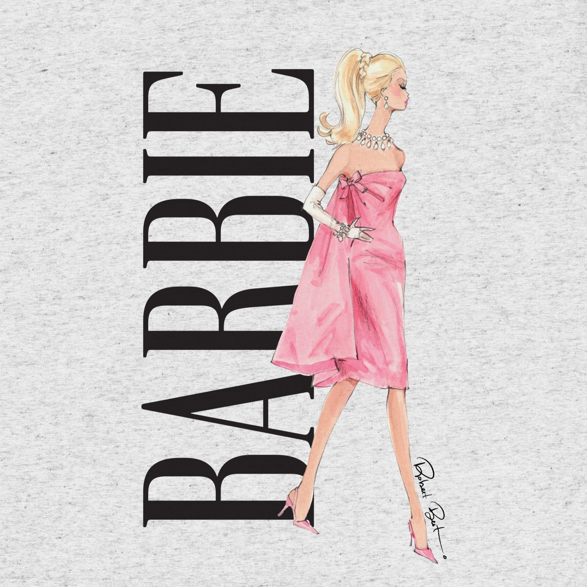 Barbie Artist Series Robert Best Grey T-shirt