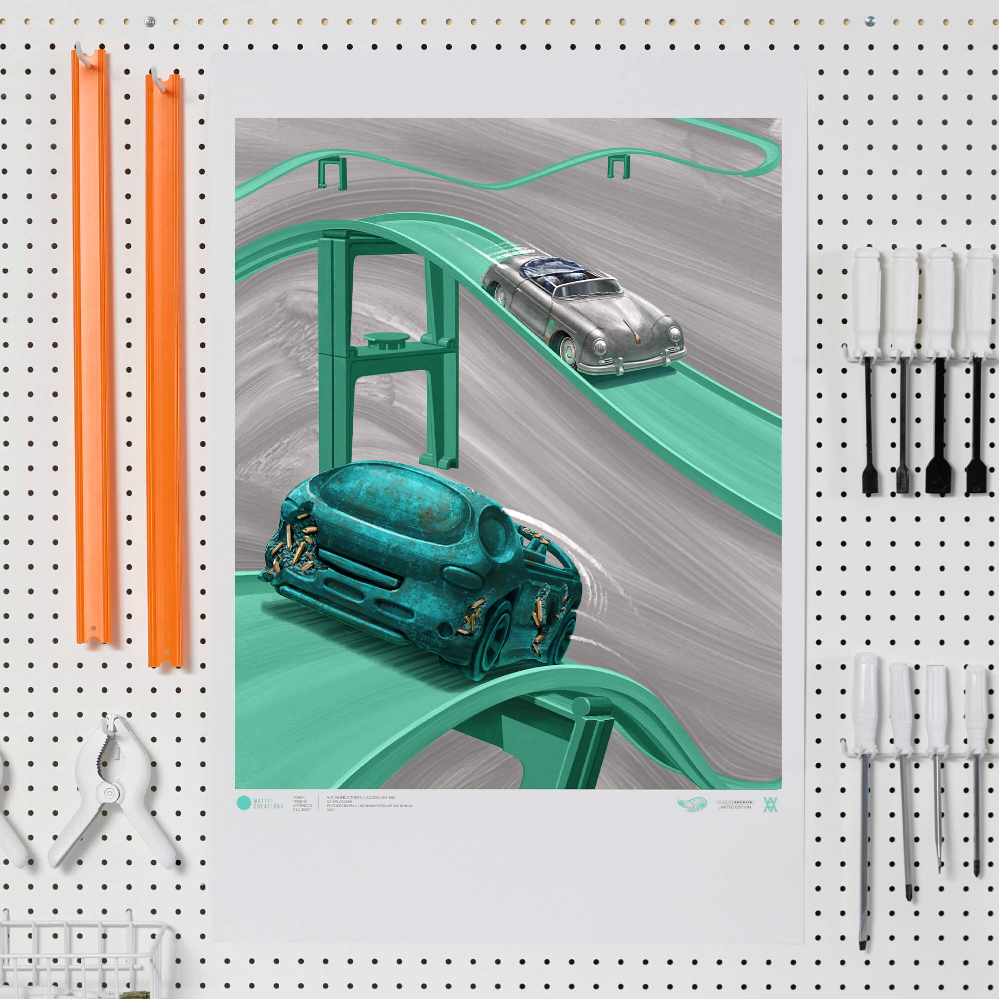 Hot Wheels x Daniel Arsham Legends Archive Lap 2 Poster